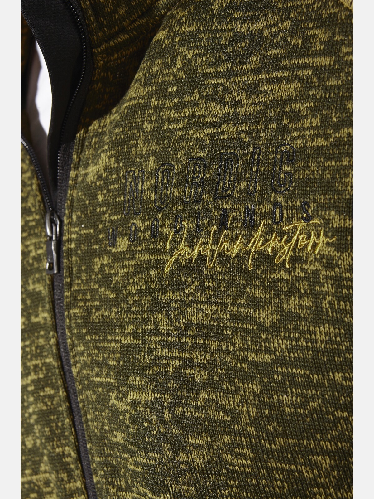 Jan Vanderstorm Sweatjacke »Strickfleecejacke HALVIK«
