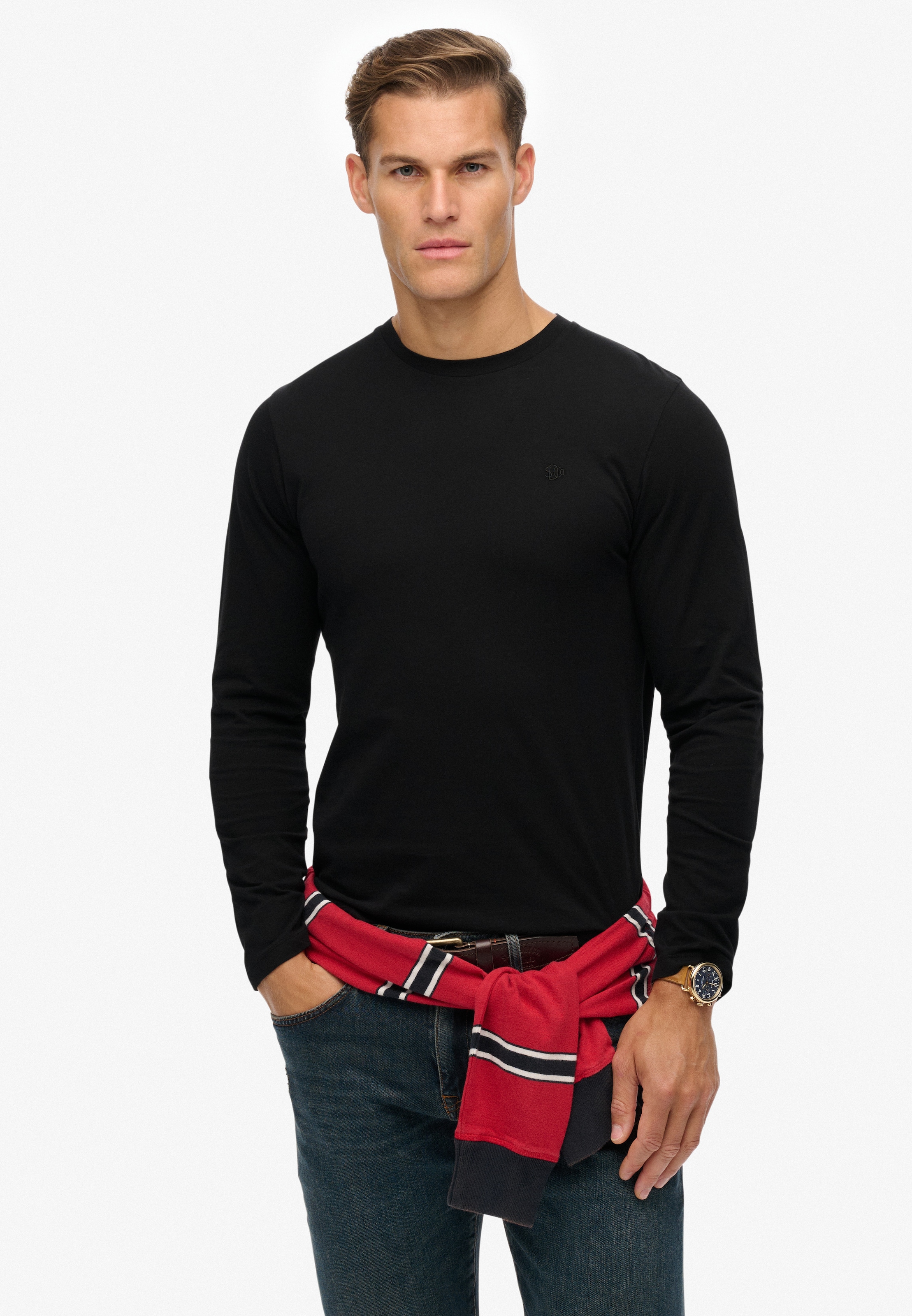 Superdry Langarmshirt "CLASSIC ESSENTIAL TOP" günstig online kaufen