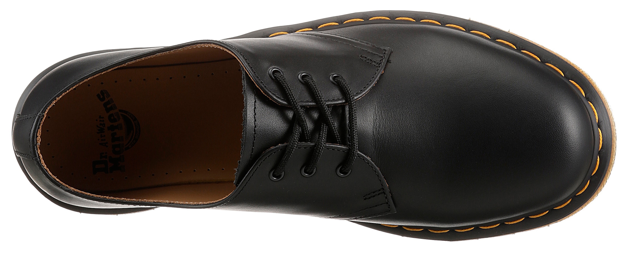 DR. MARTENS Schnürschuh »1461 3 Eye Shoe NAPPA«, Freizeitschuh, Halbschuh, schmale Form mit Luftkammern Laufsohle