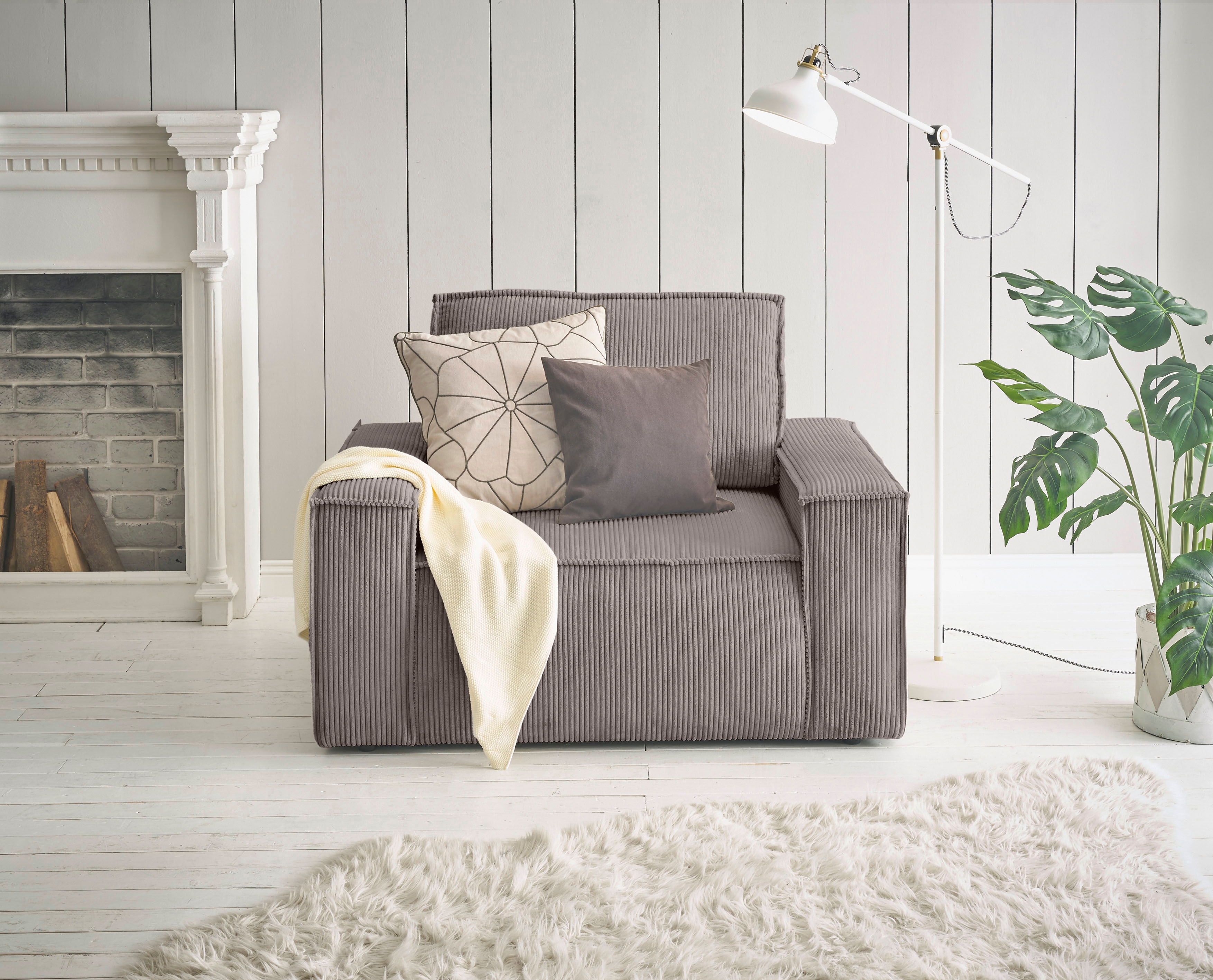 OTTO home Sessel "SHERWOOD Cord Love-Seat" passend zur Polster-Serie SHERWOOD