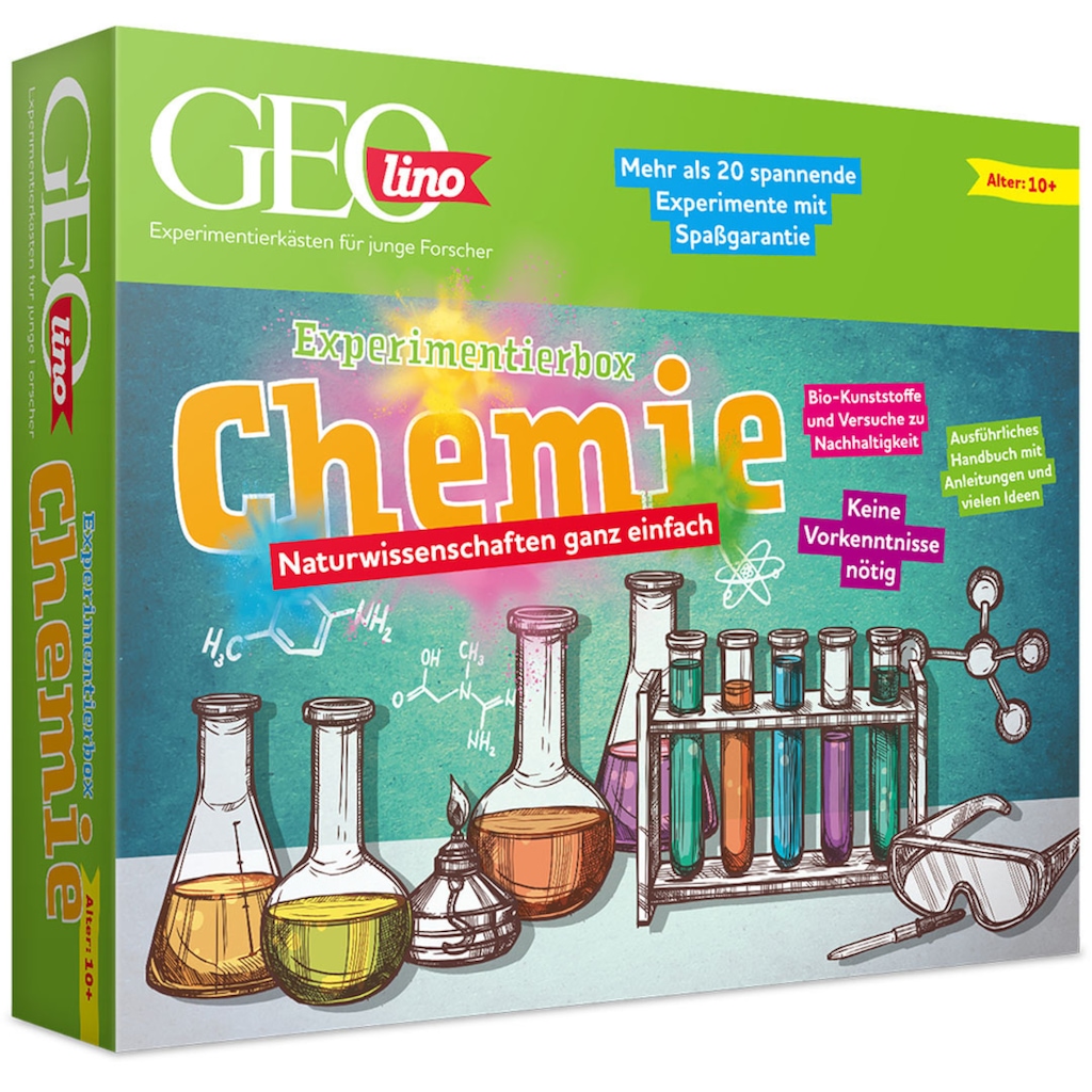 Franzis Experimentierkasten »GEOlino, Experimentierbox Chemie«