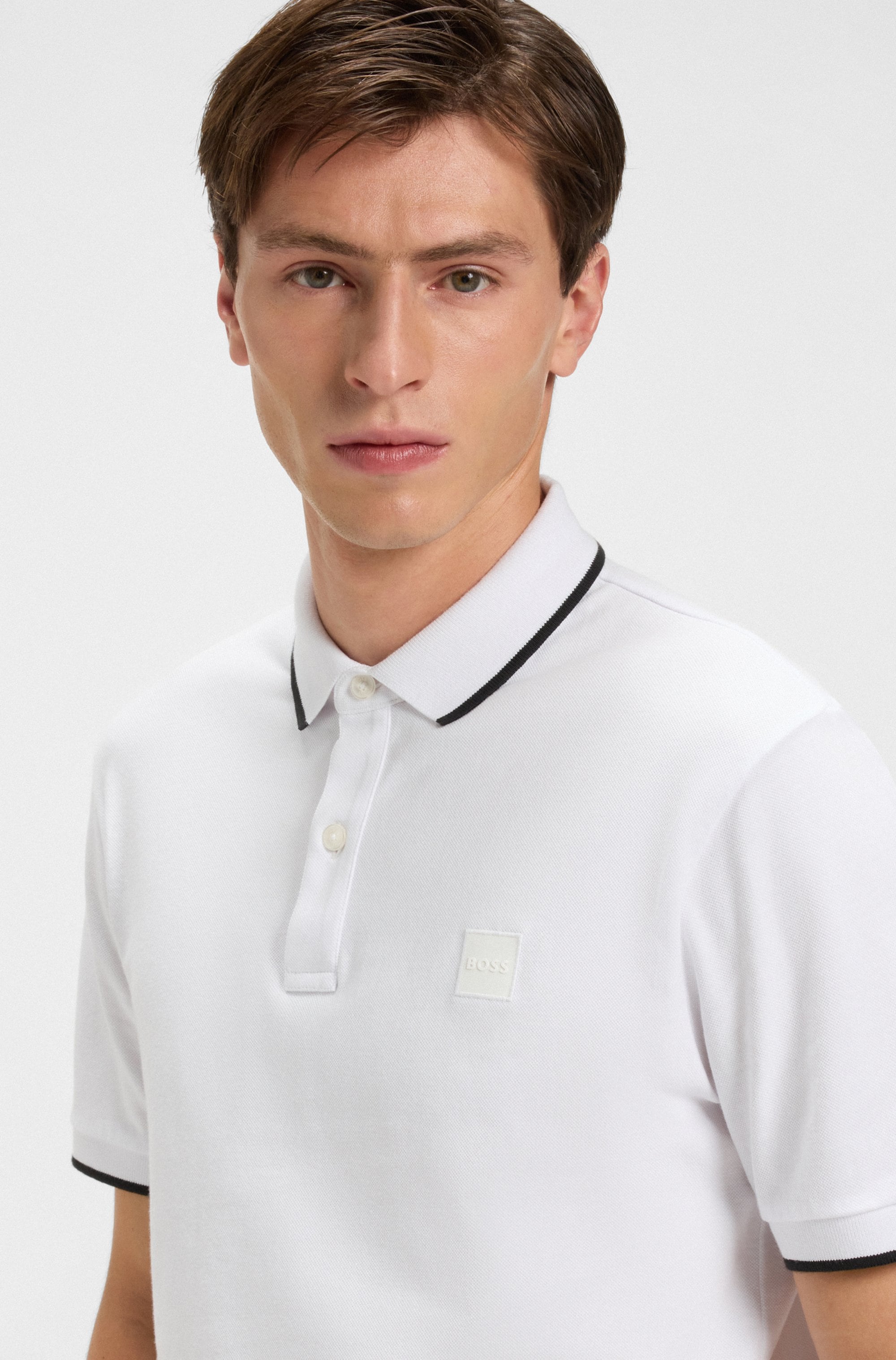 BOSS ORANGE Poloshirt »Passertip«, mit BOSS Logo-Badge