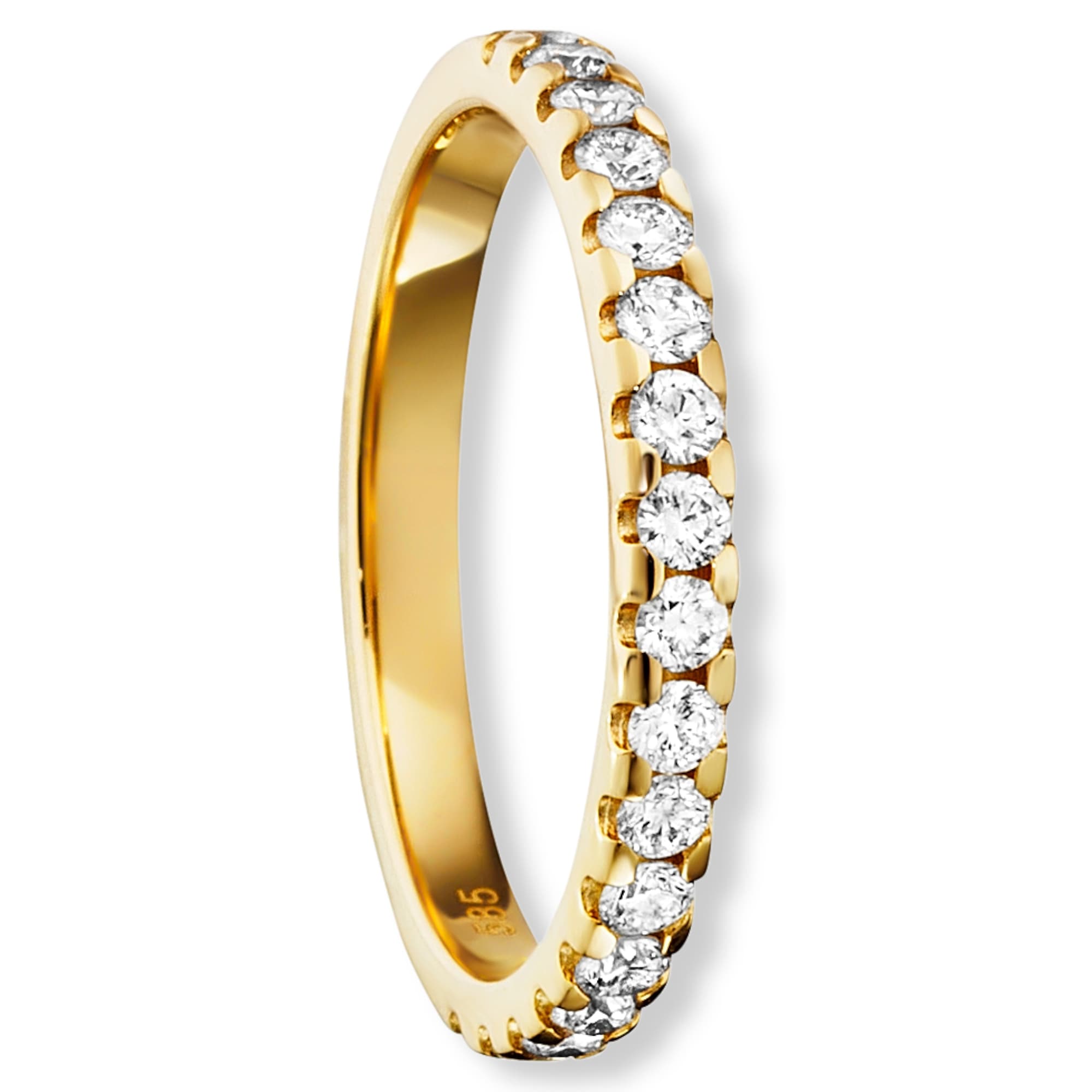ONE ELEMENT Diamantring »0.5 ct Diamant Brillant Ring aus 585 Gelbgold«, Damen Gold Schmuck