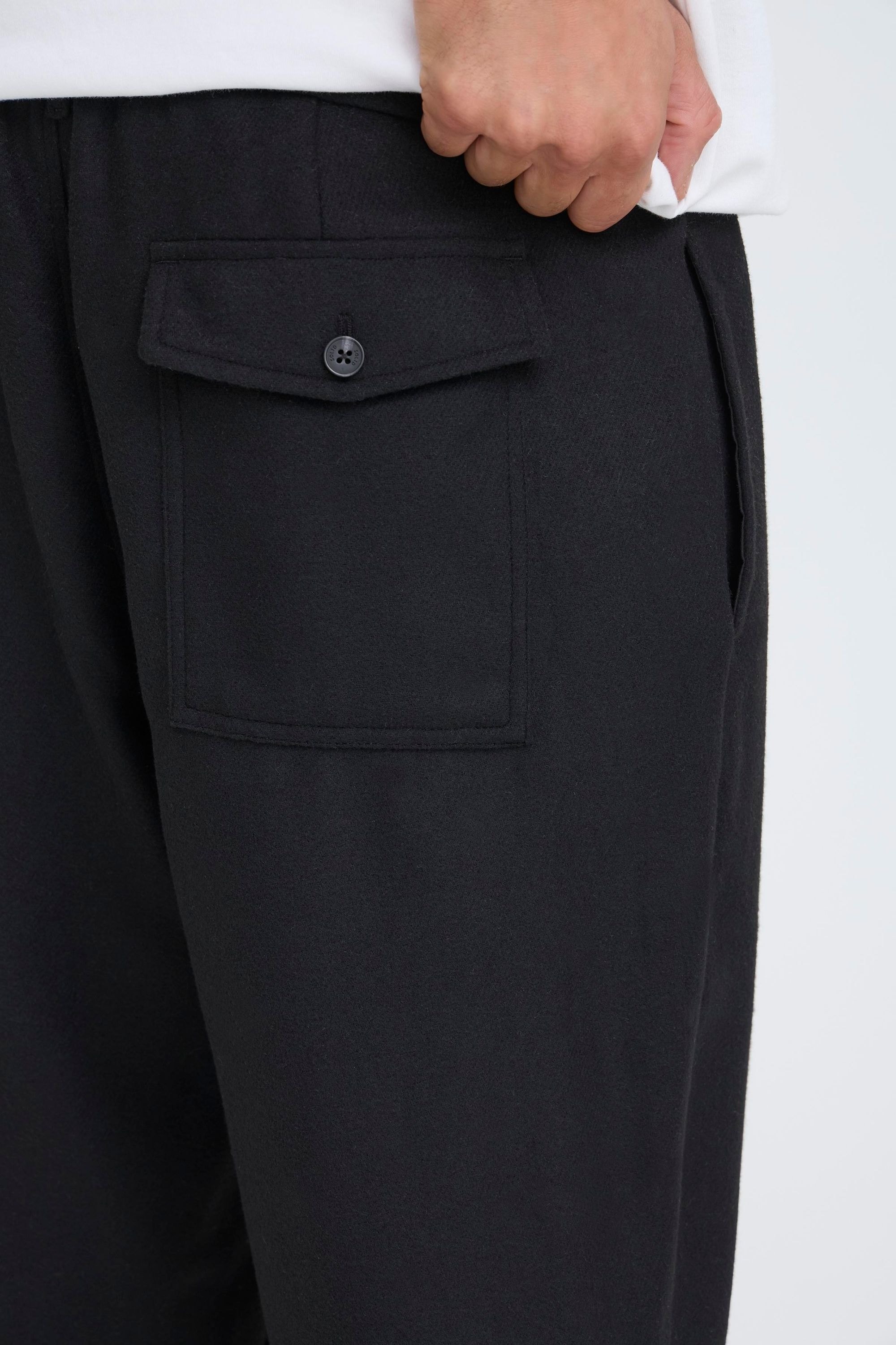 !Solid Chinohose »Chinohose SDLIAM ELAS. WOOL«