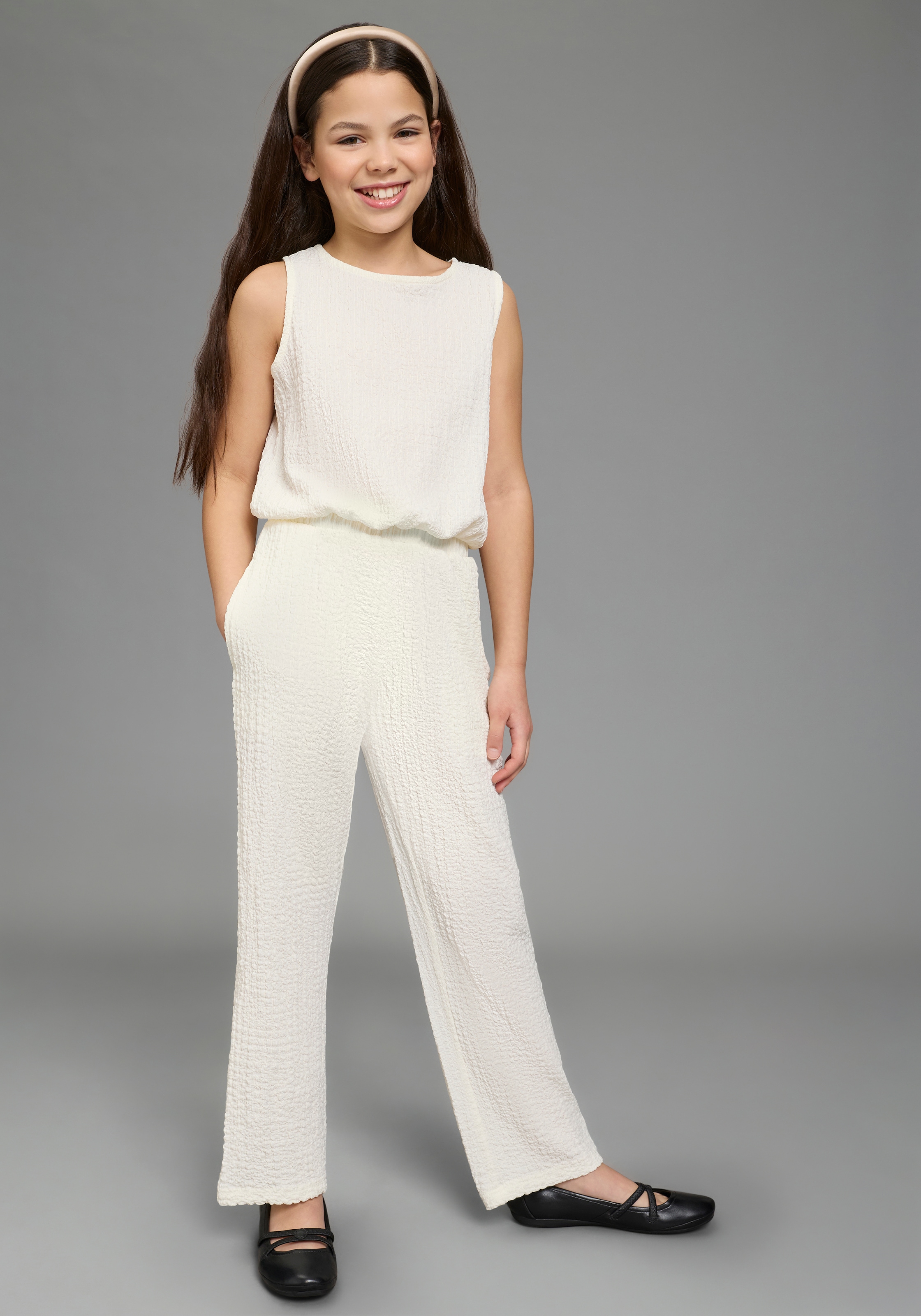 KIDSWORLD Overall »Modisches One-Piece« unifarbene Optik, Jersey-Material, vielseitig einsetzbar