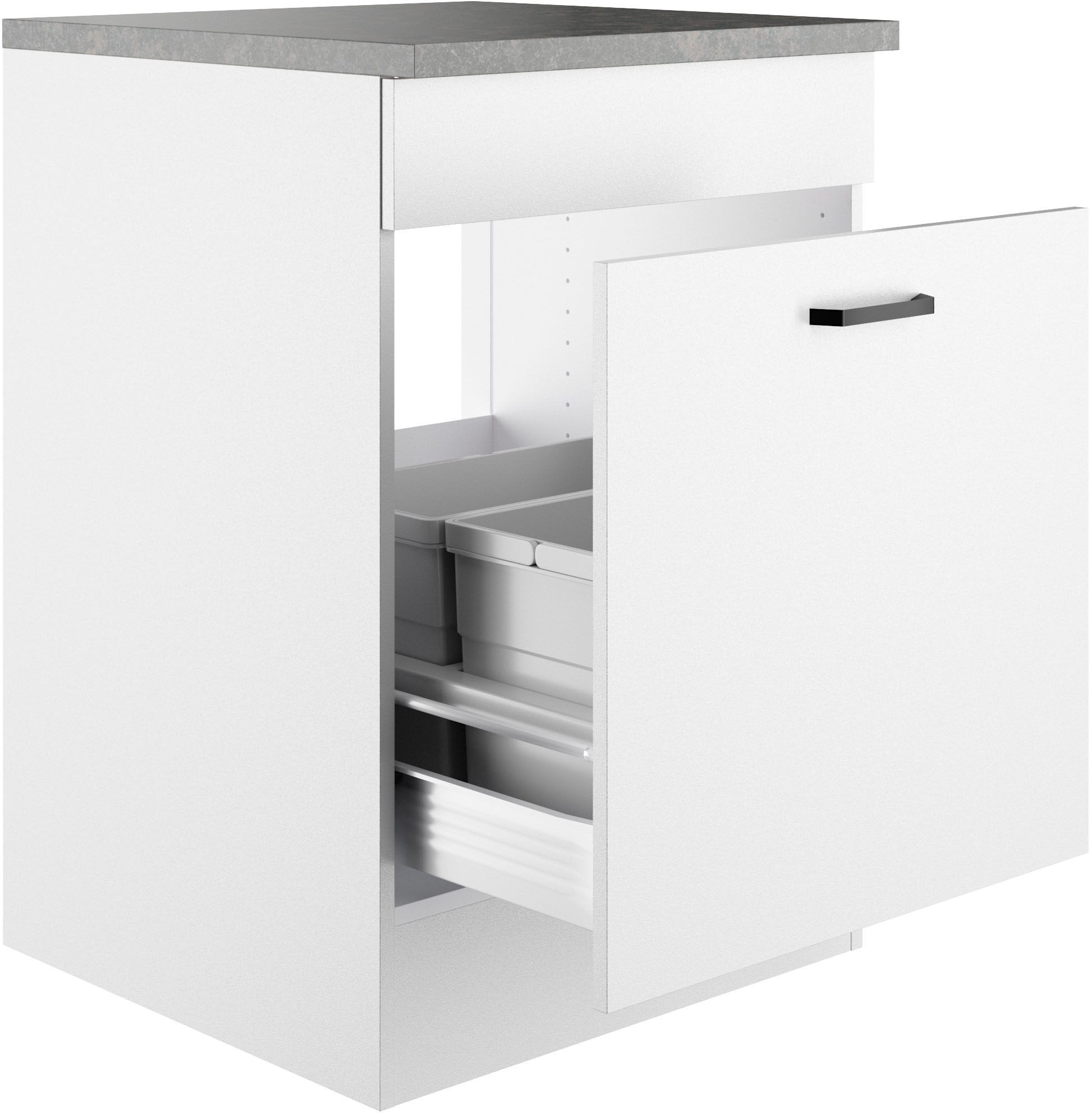 OPTIFIT Pantryküche »OPTImulti« Breite 170 cm, mit Unterbaukühlschrank und 2-Platten-Kochfeld