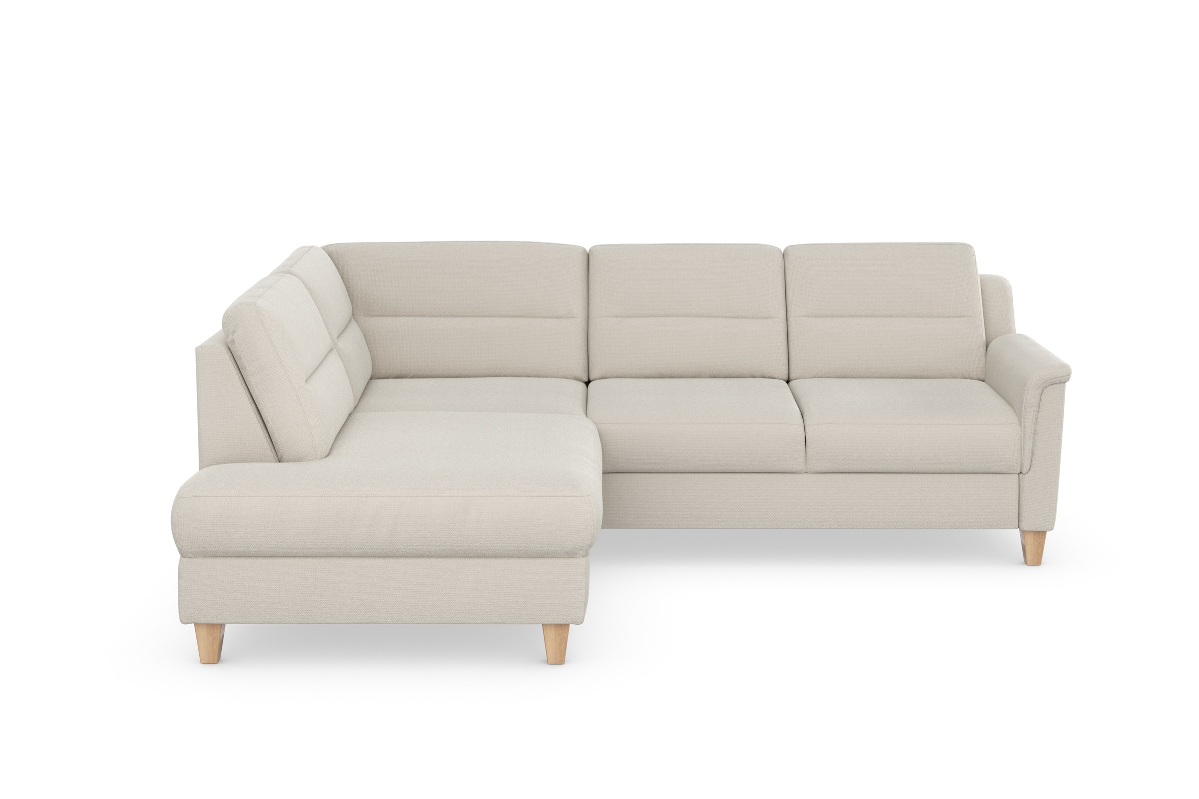 sit&more Ecksofa "Farö L-Form" inklusive Federkern, wahlweise mit Bettfunkt günstig online kaufen