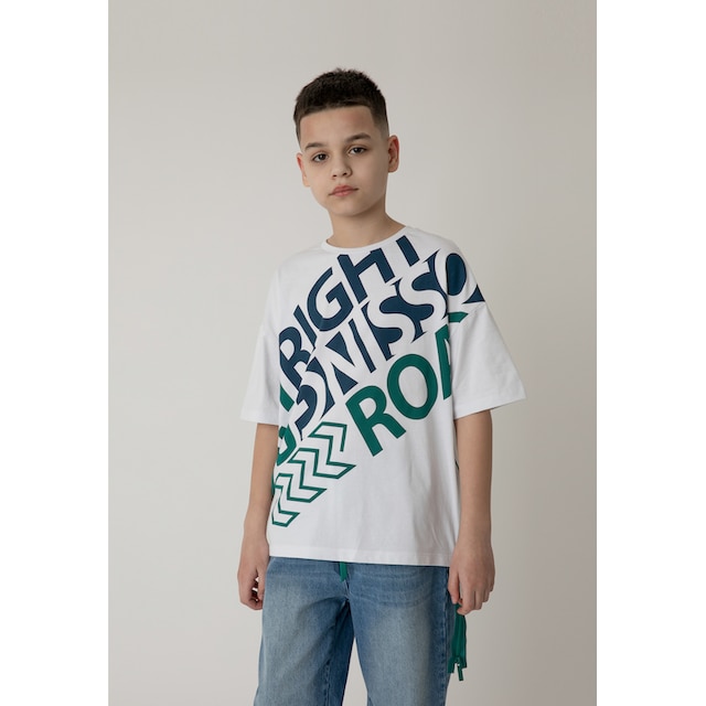 Black Friday Gulliver T-Shirt, mit großem Schrift-Print | BAUR