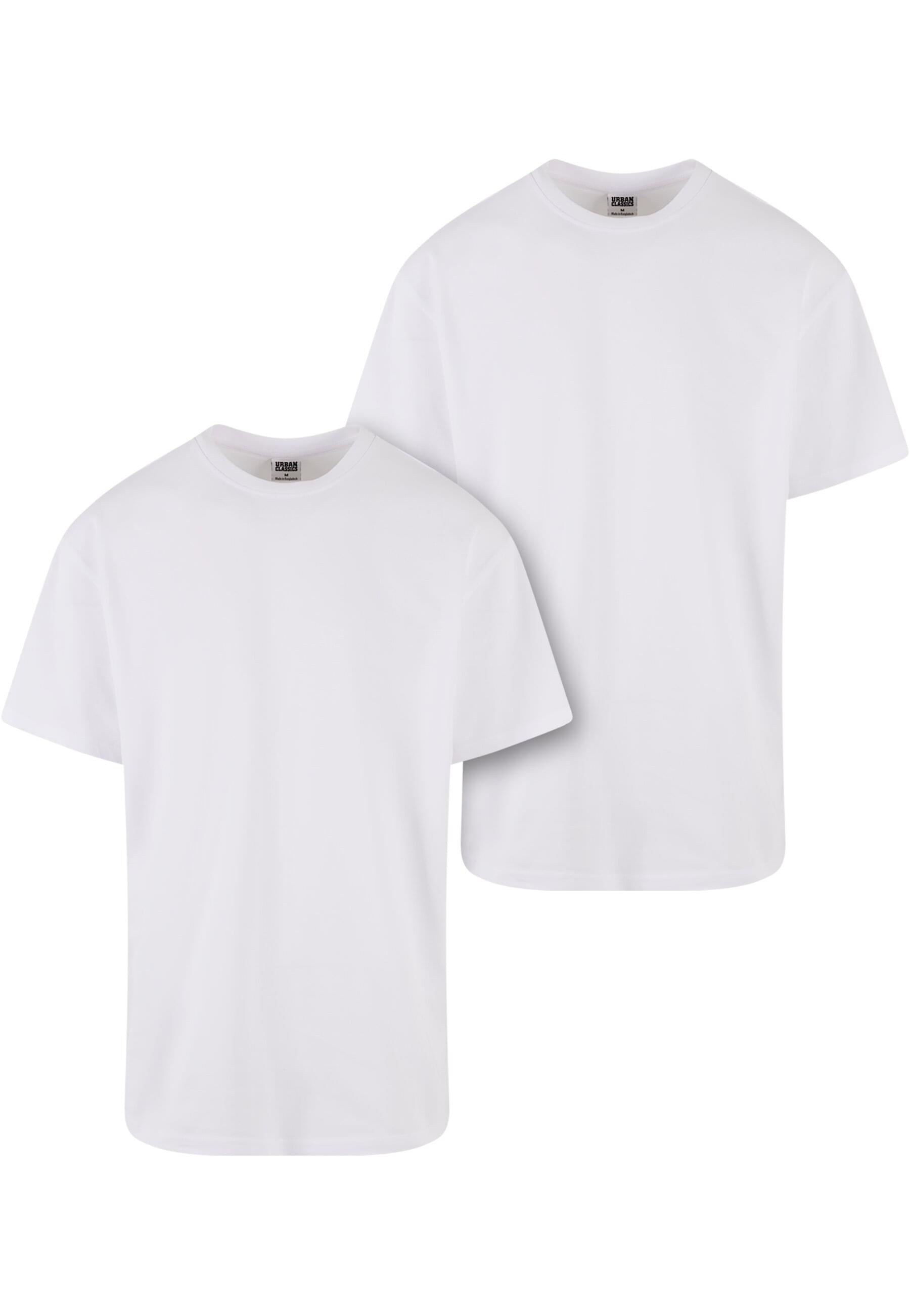 URBAN CLASSICS T-Shirt »Urban Classics Herren Heavy Oversized Tee 2-Pack«, (1 tlg.)
