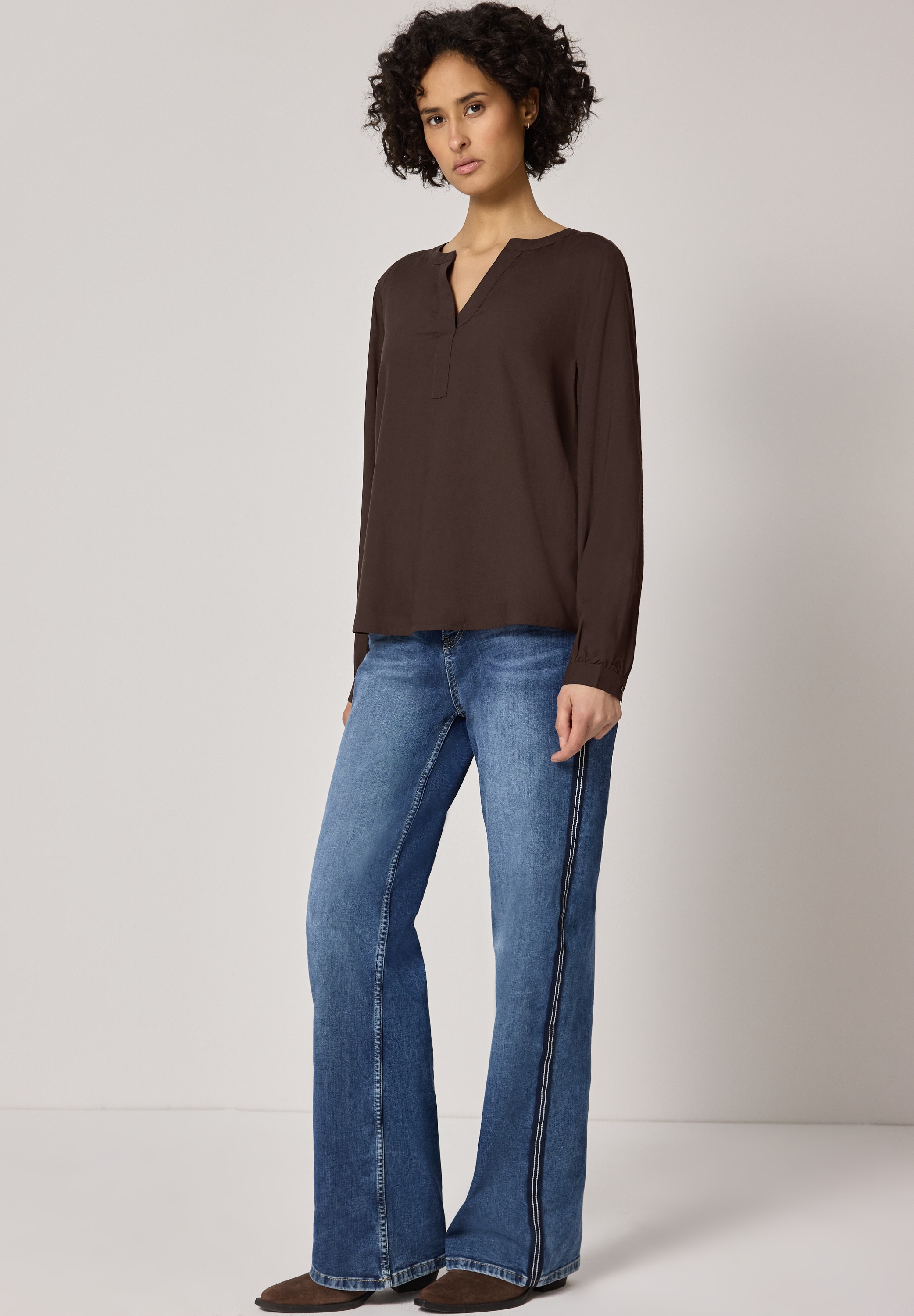 STREET ONE Langarmbluse im Tunika-Style