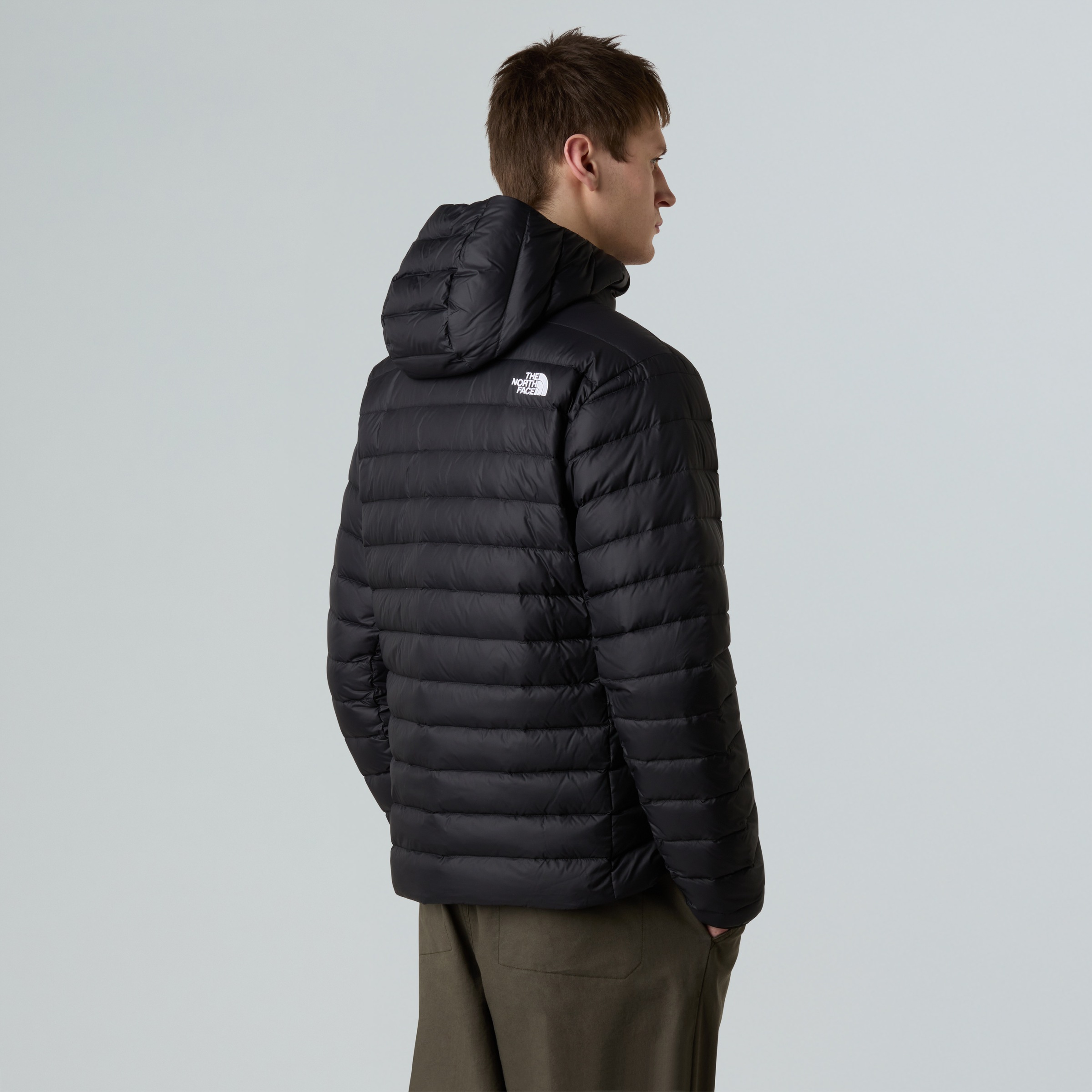 Thumbnail - The North Face Daunenjacke "M CLASSIC DOWN HOODED JACKET" für niedrige Temperaturen, aus Nylon, sportlicher Stil