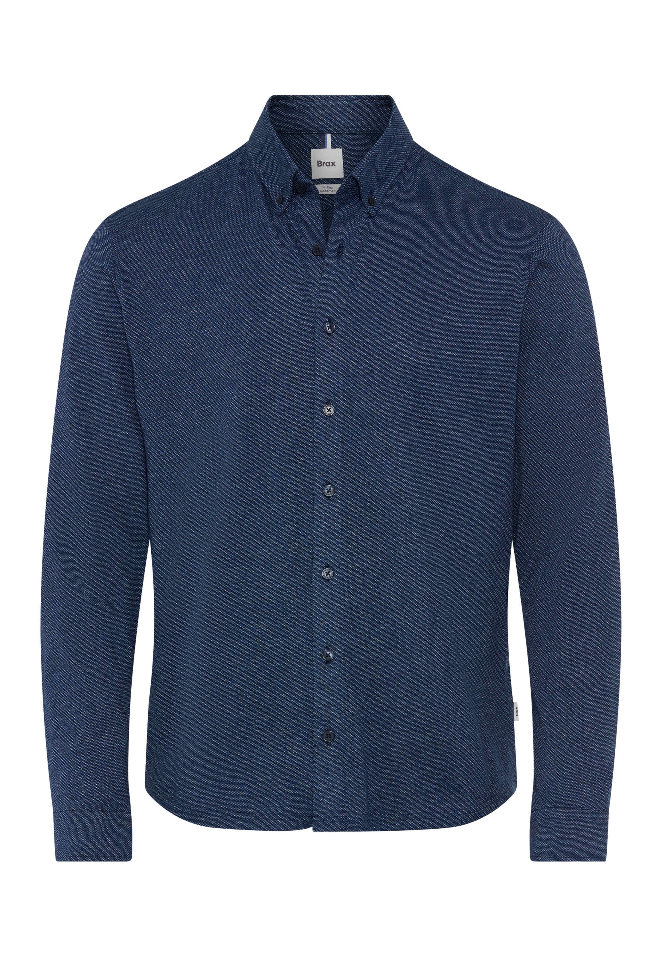 Brax Businesshemd »Style DANIEL« Jersey: Langarmhemd aus reiner Baumwolle