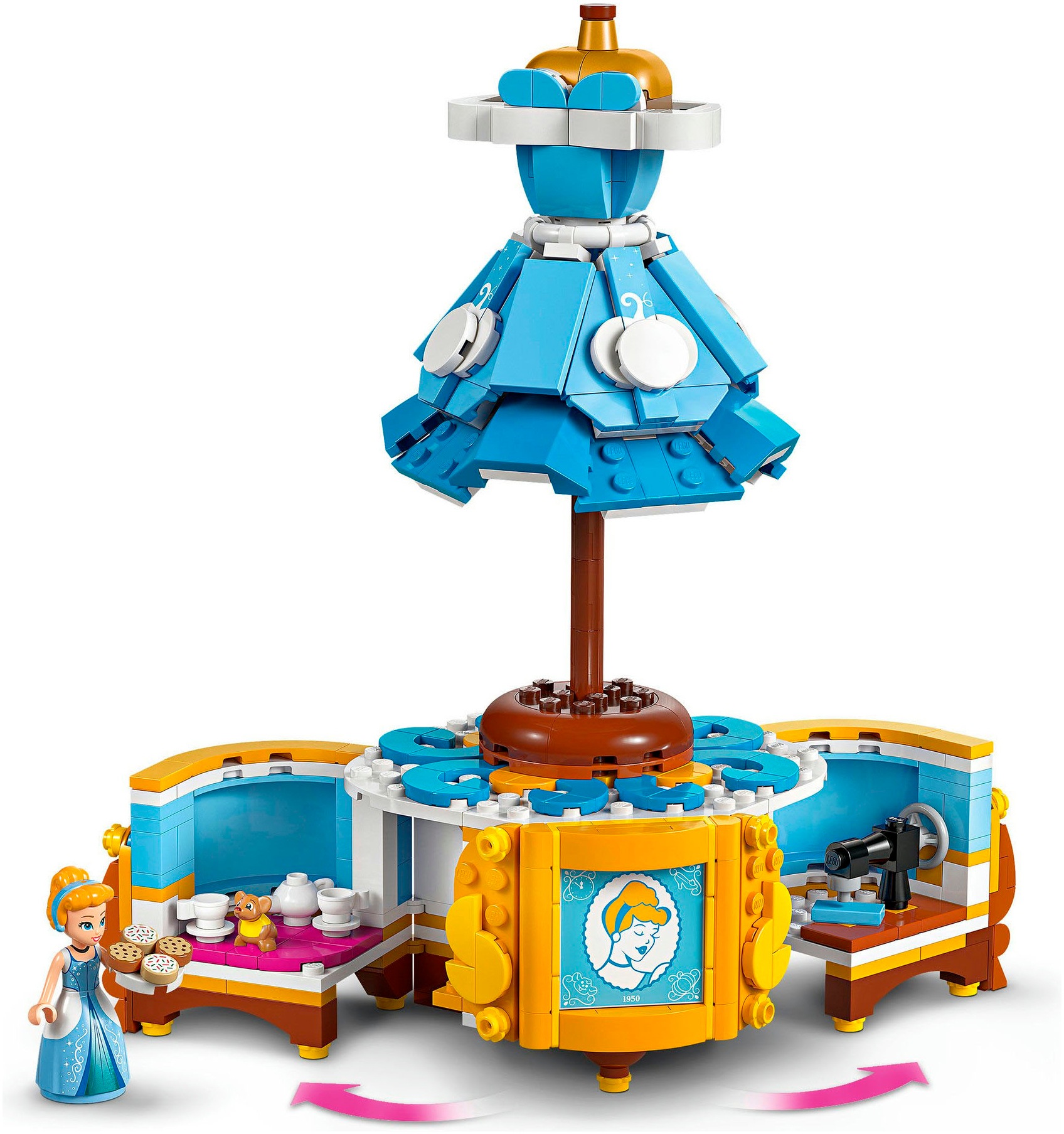 LEGO® Konstruktionsspielsteine »Cinderellas Kleid (43266), LEGO® Disney Princess«, (474 St.), Made in Europe