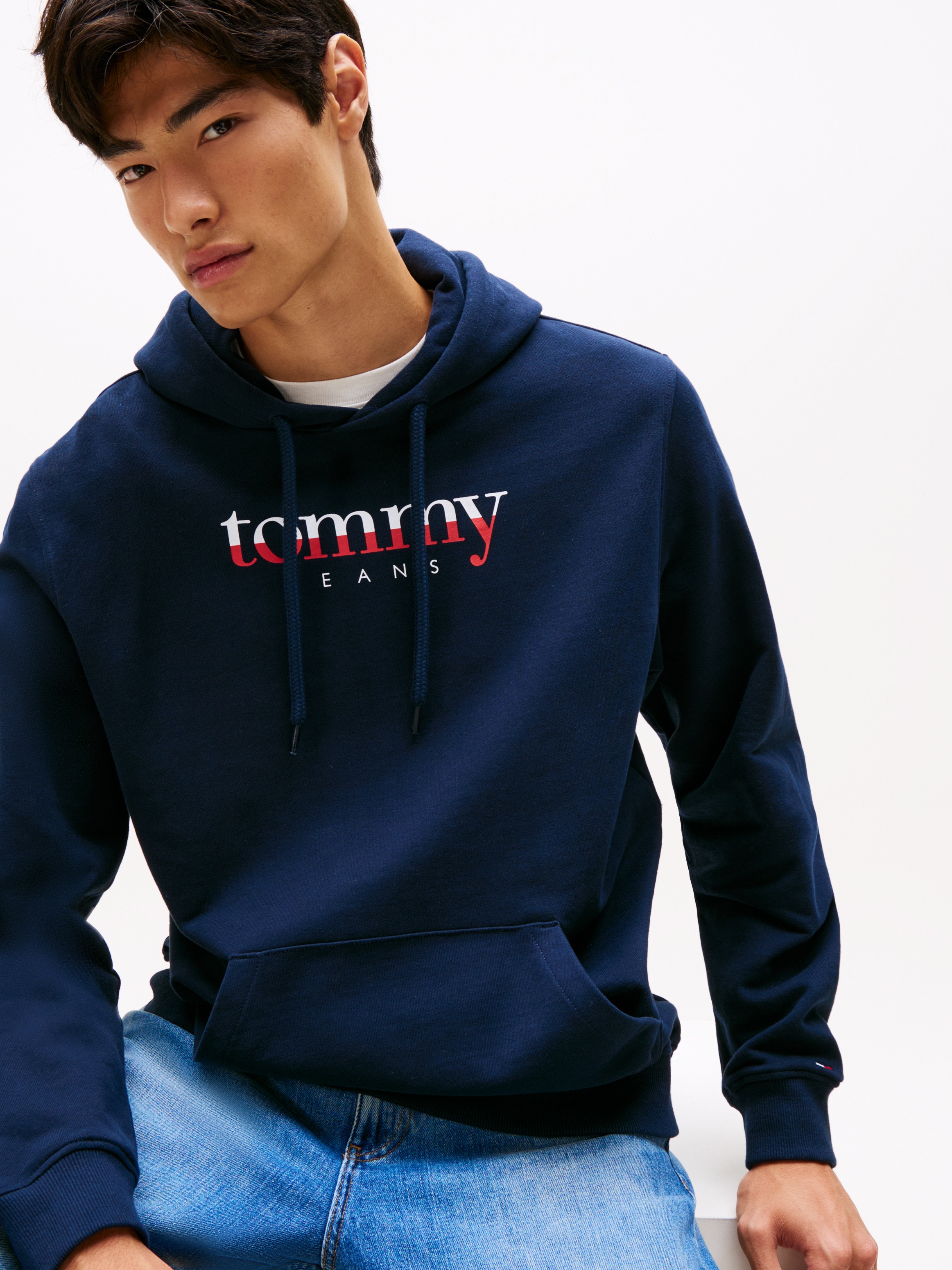 Tommy Jeans Hoodie "TJM DNA", Sweatshirt, Reuglar Fit, mit Logo günstig online kaufen
