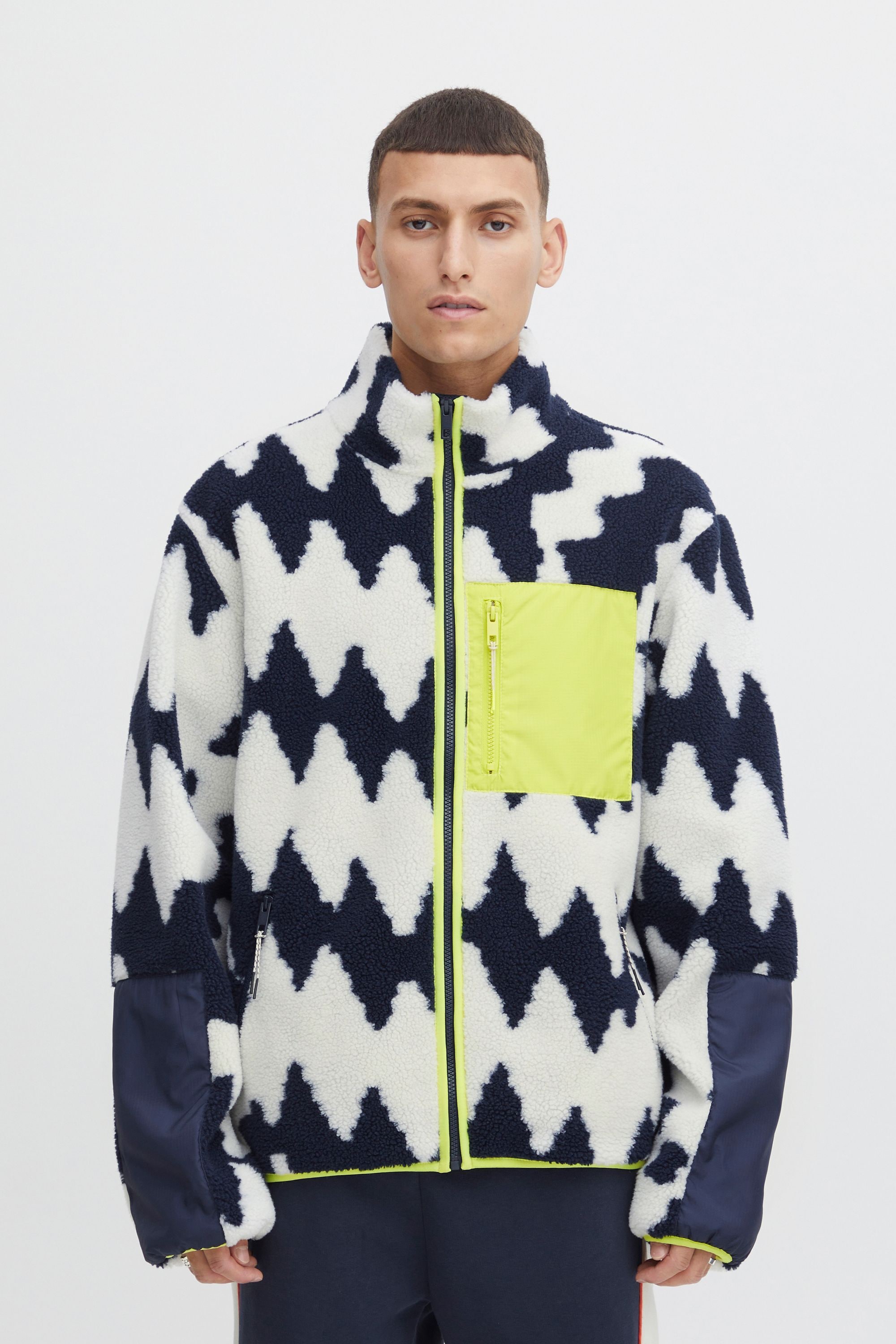 TheJoggConcept Fellimitatjacke »Fellimitatjacke JCMBerra«