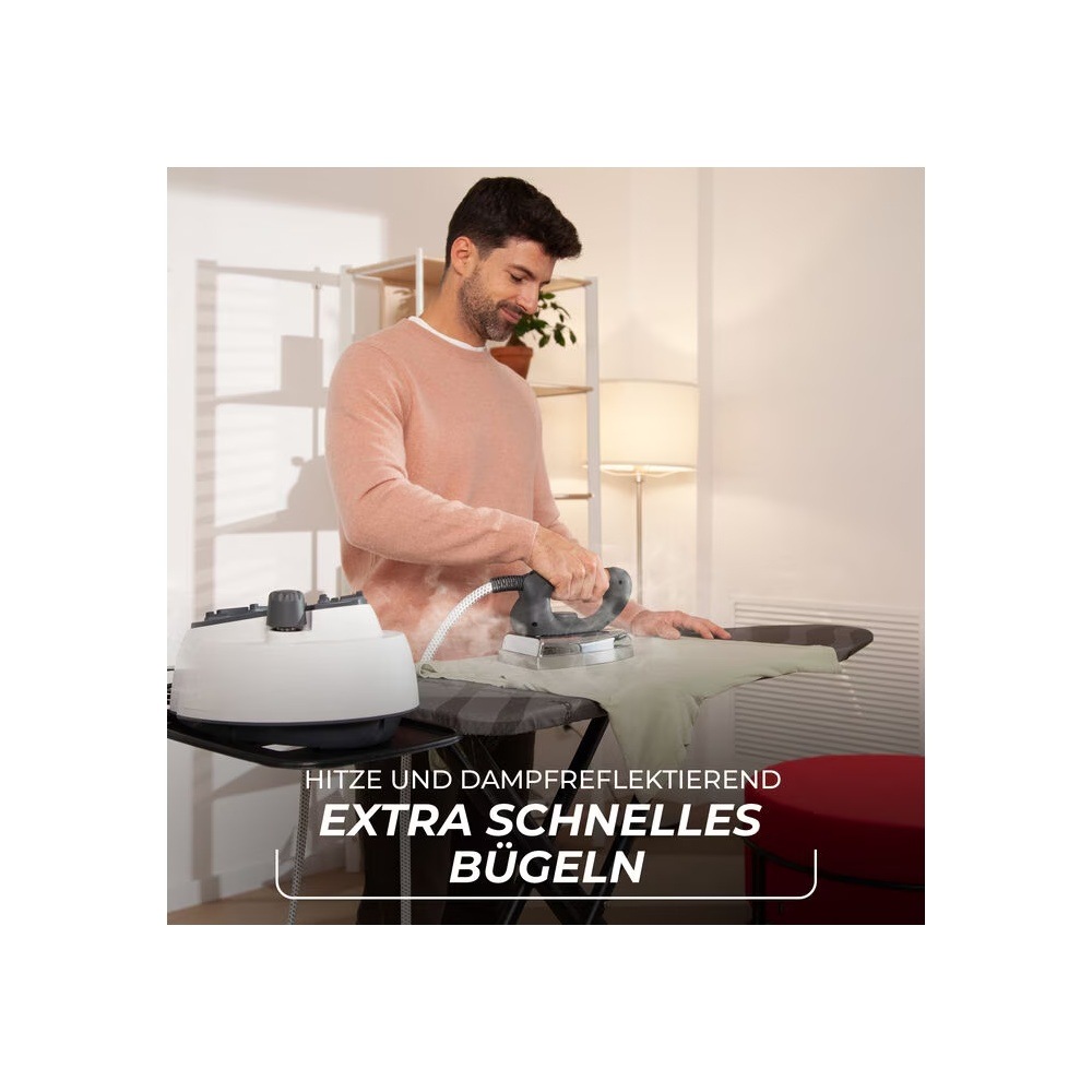 Vileda Bügelbrettbezug »Vileda Total Reflect Ultimate Bügelbrettbezug« Extra schnelles Bügeln durch Hitze- und Dampfreflektion