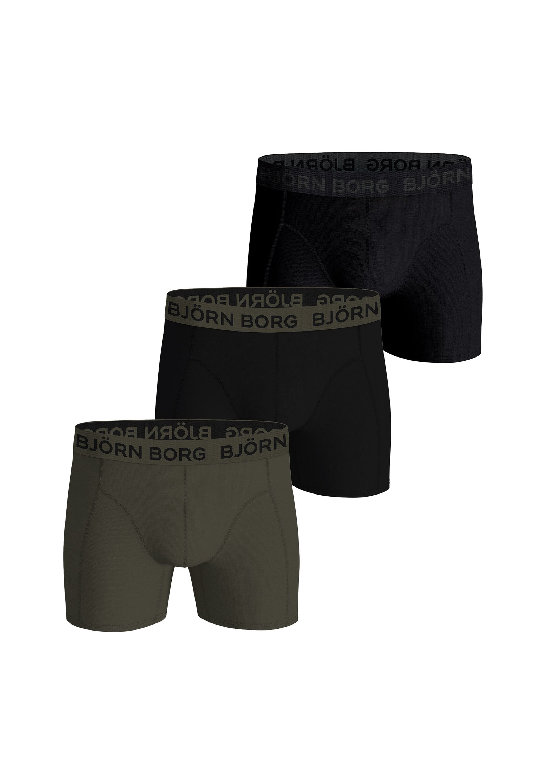 Björn Borg Boxershorts "Boxershort Cotton Stretch Boxer Trunks 3P 3er Pack" günstig online kaufen