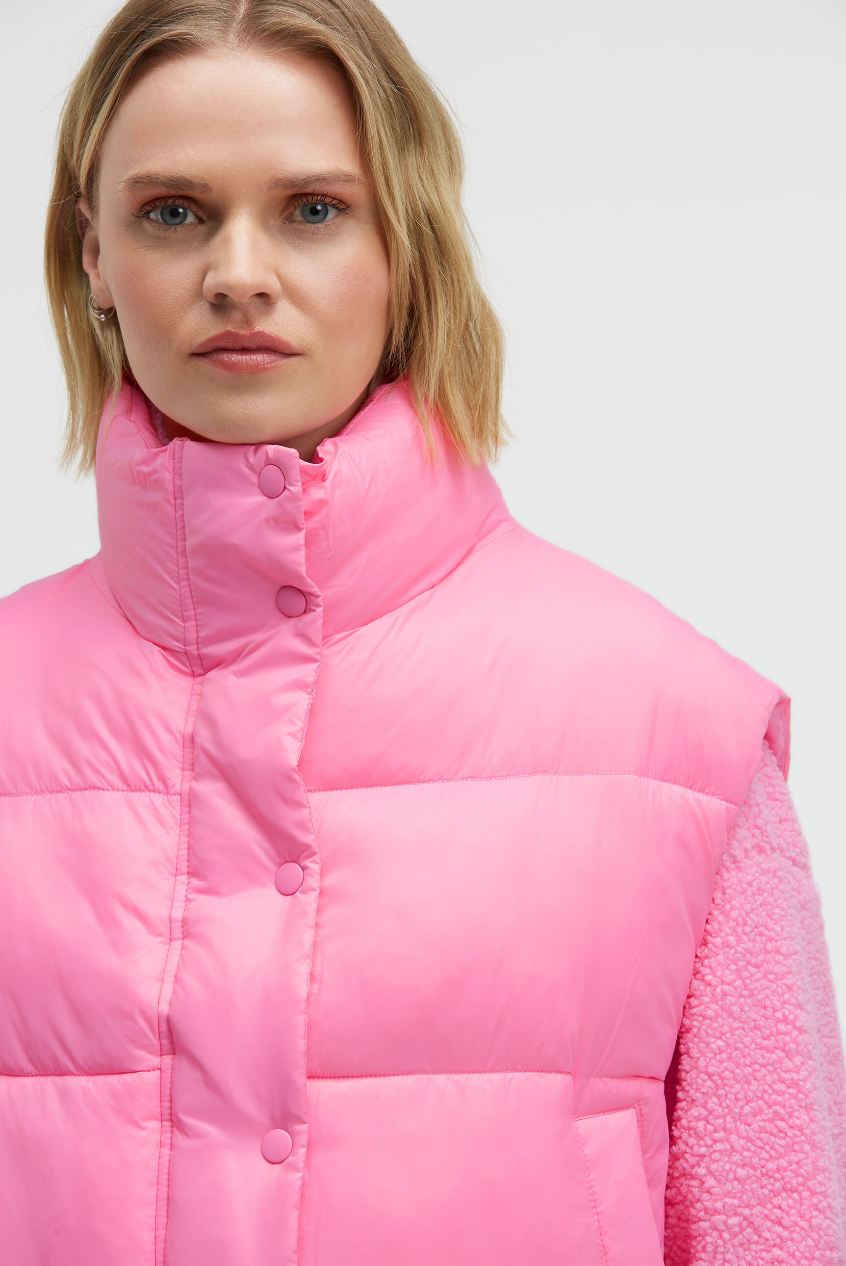 SENSES.THE LABEL Steppweste mit elastischem Saumabschluss