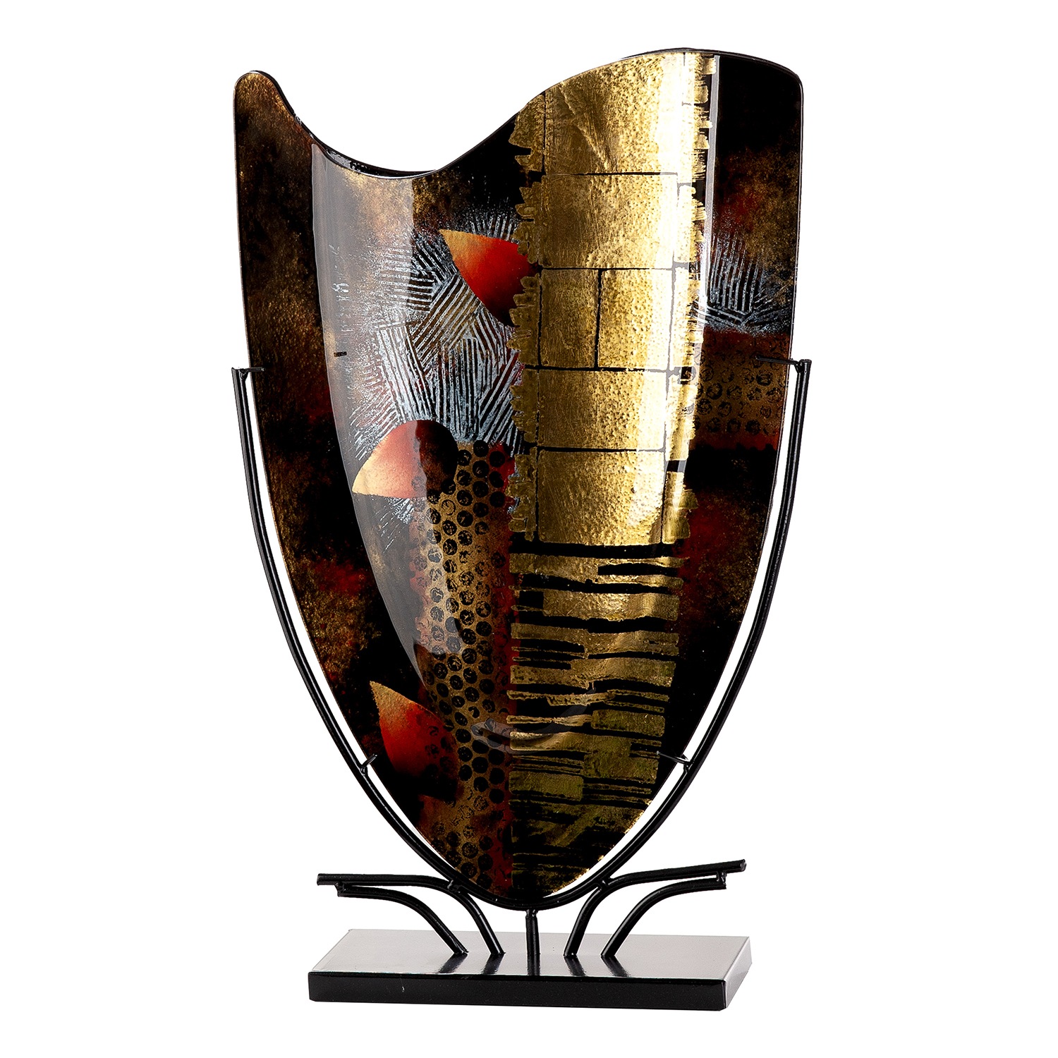 GILDE Bodenvase "Dixion" Innenwände sind handbemalt, nicht wasserdicht günstig online kaufen