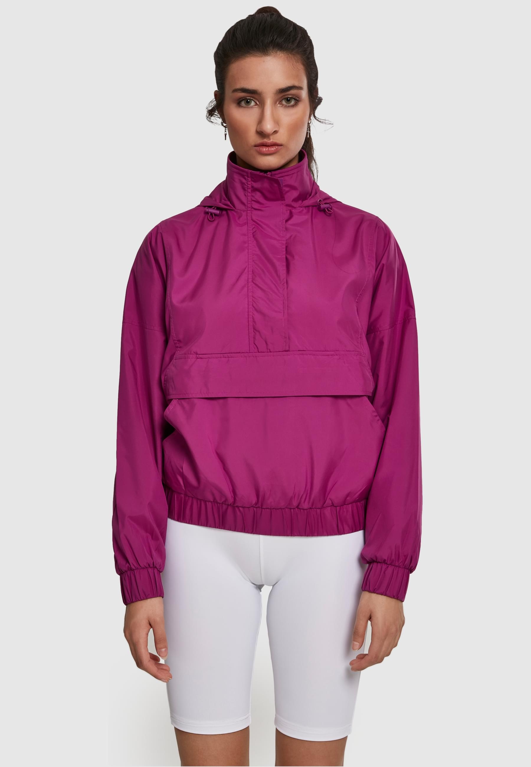 URBAN CLASSICS Allwetterjacke »Urban Classics Damen Ladies Panel Pull Over Jacket«, (1 St.), ohne Kapuze