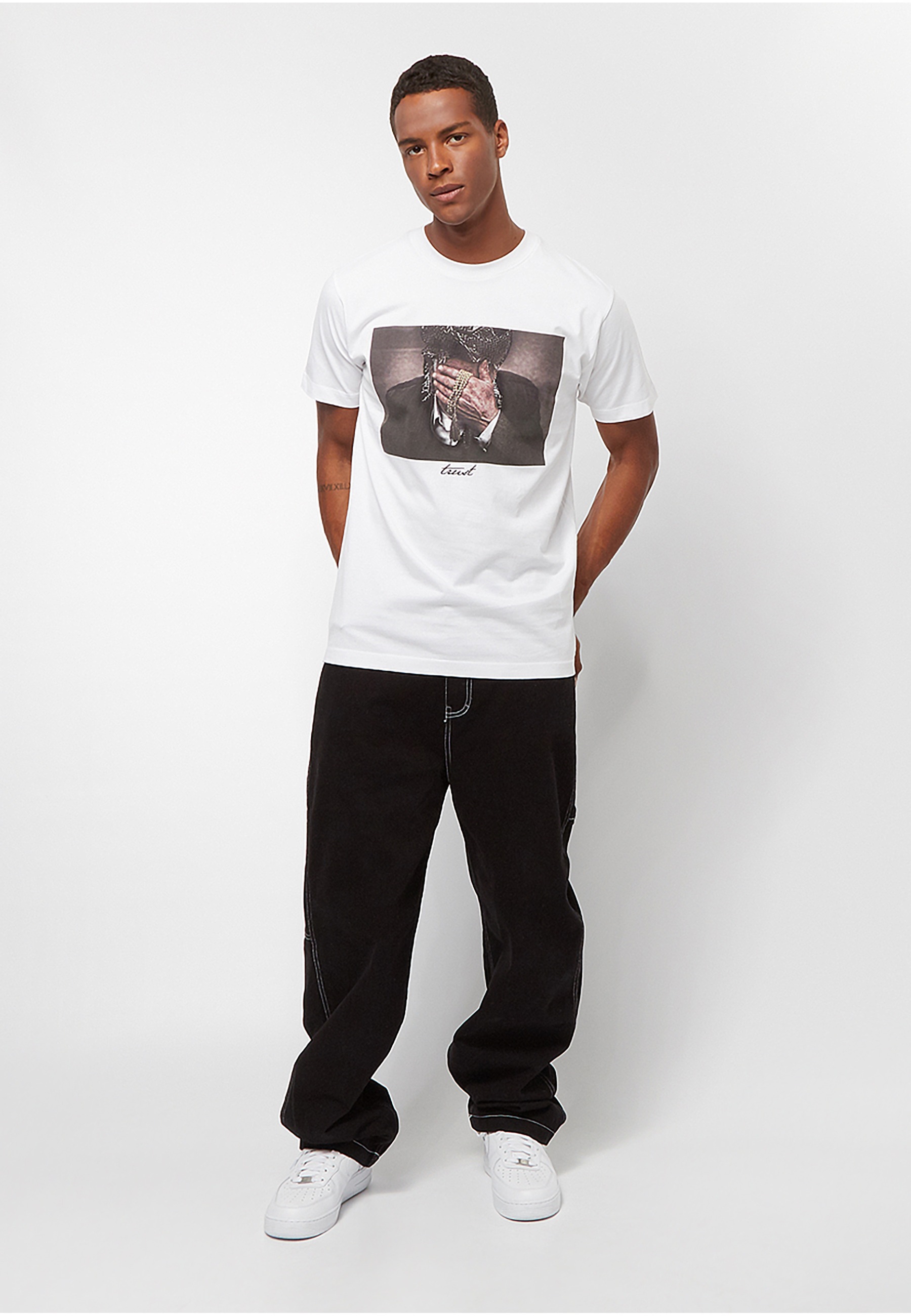 MisterTee T-Shirt »MisterTee Herren Trust Tee« 1 Stk.