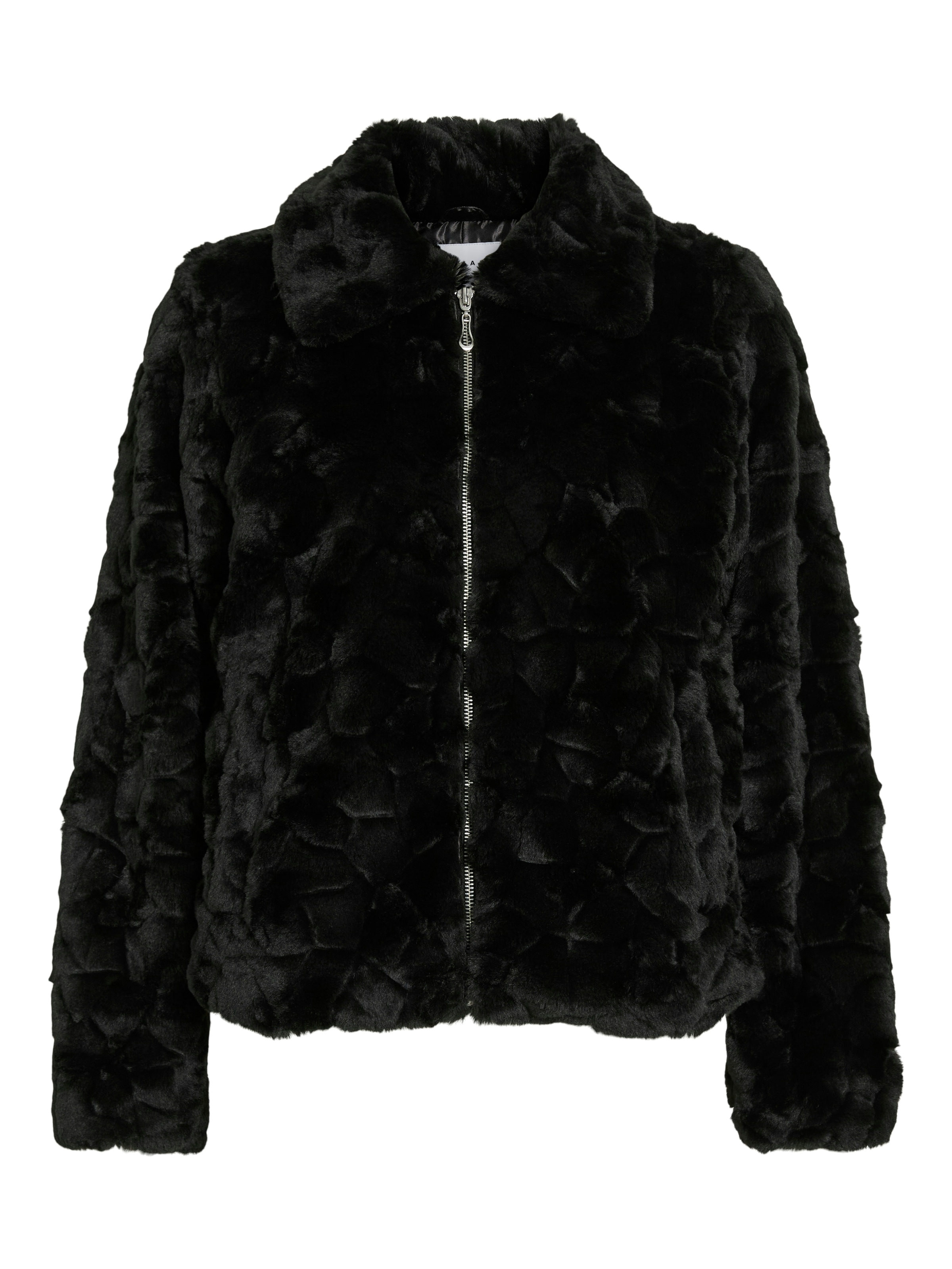 Vila Fellimitatjacke »VIDORTE L/S JACKET/PB« ohne Kapuze