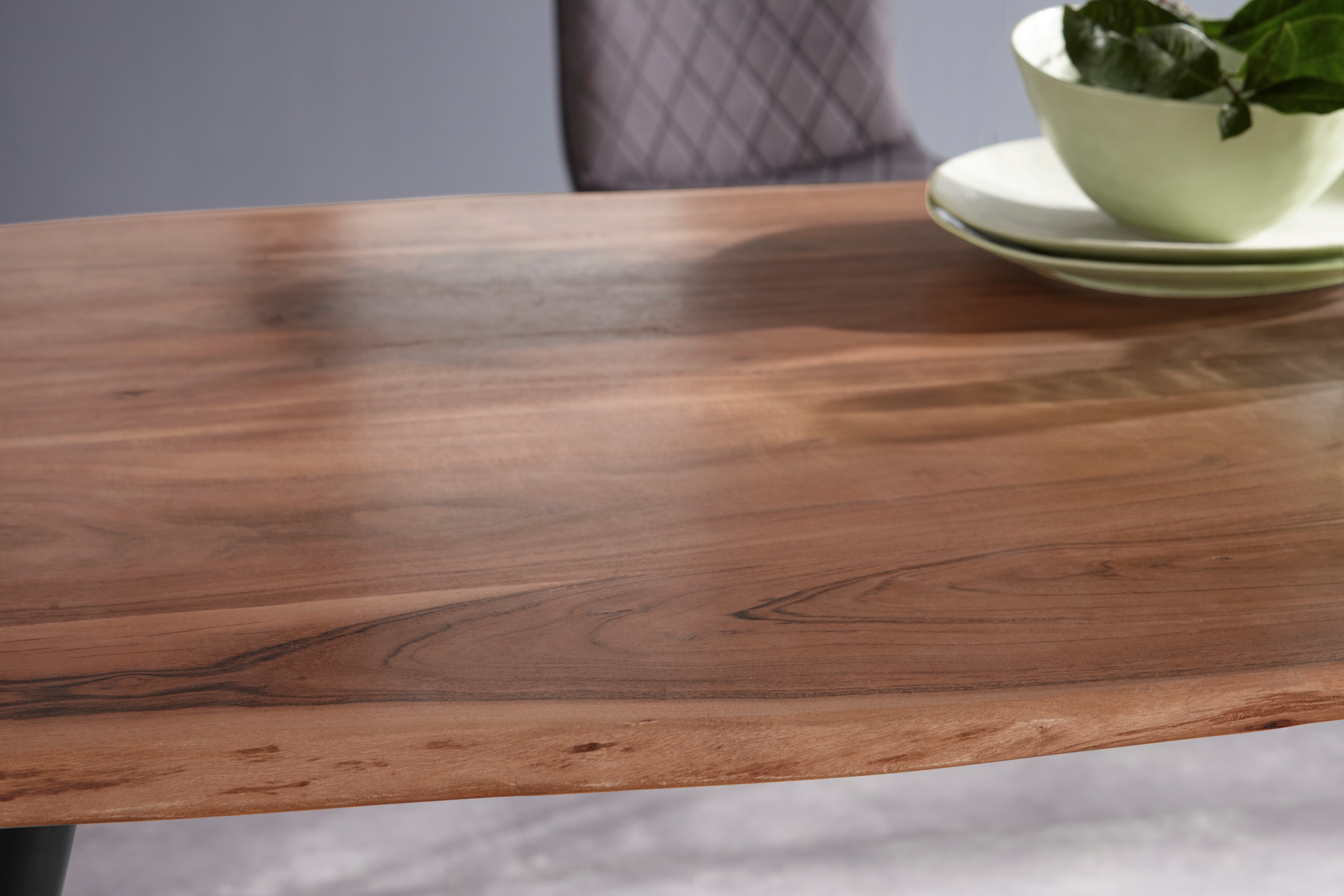 Home affaire Baumkantentisch, Massivholz, 26mm Tischplattenstärke, in verschiedenen Größen