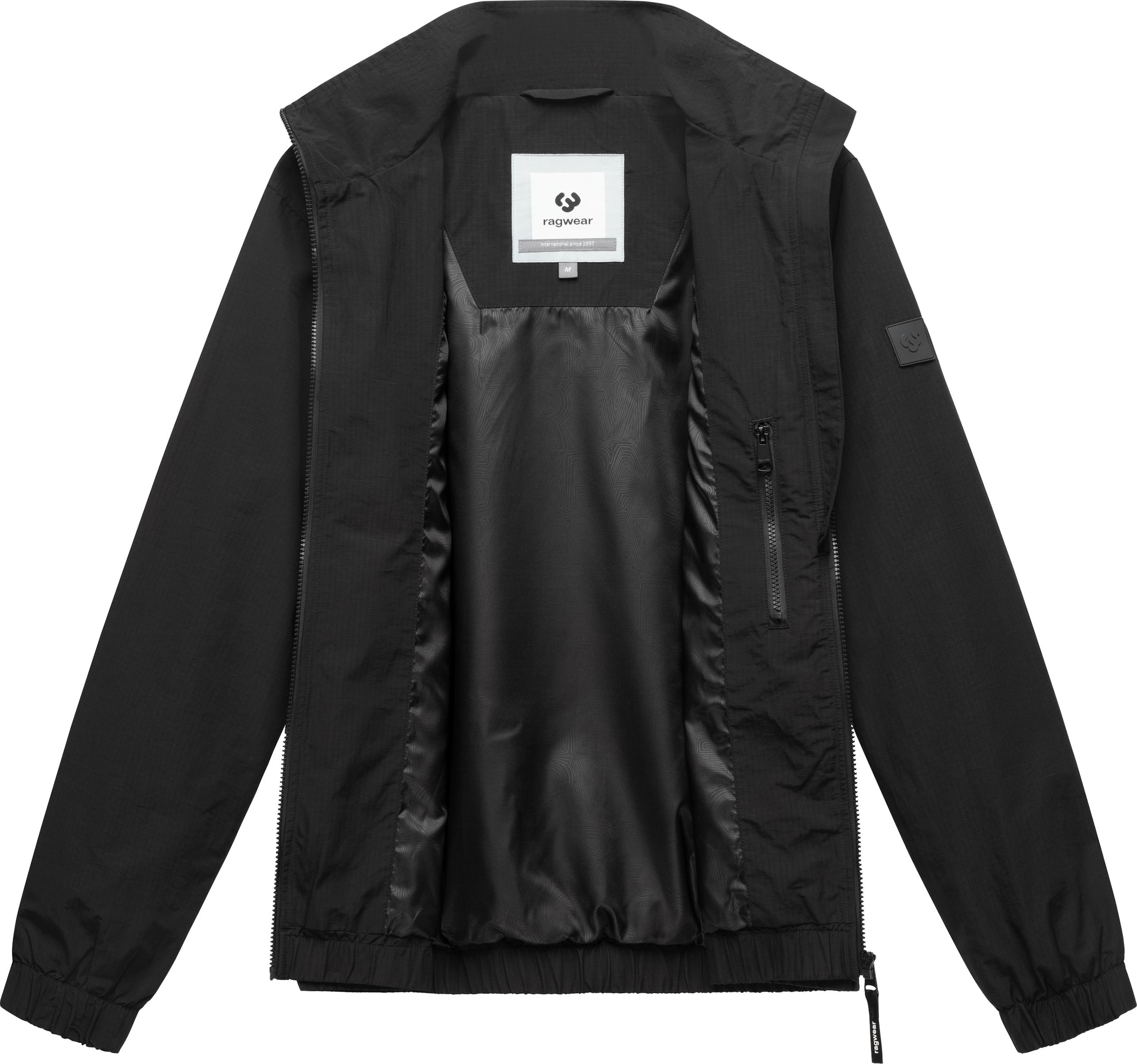 Ragwear Outdoorjacke »Holdeon«, ohne Kapuze, Stylische Herren Übergangsjacke aus Ripstop-Material