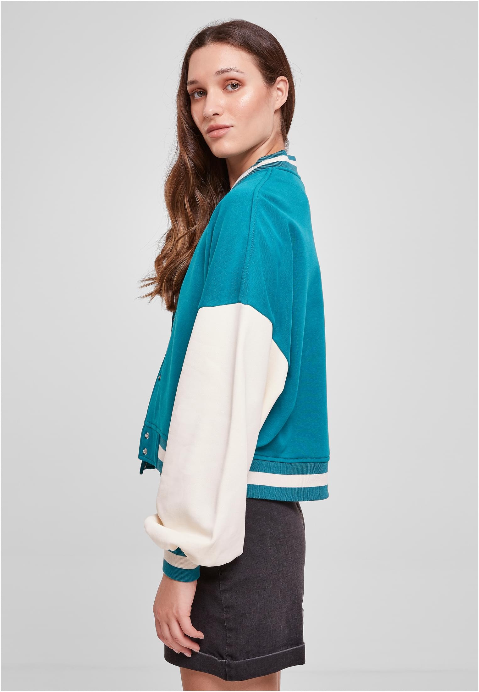 URBAN CLASSICS Collegejacke »Urban Classics Damen«, (1 St.), ohne Kapuze