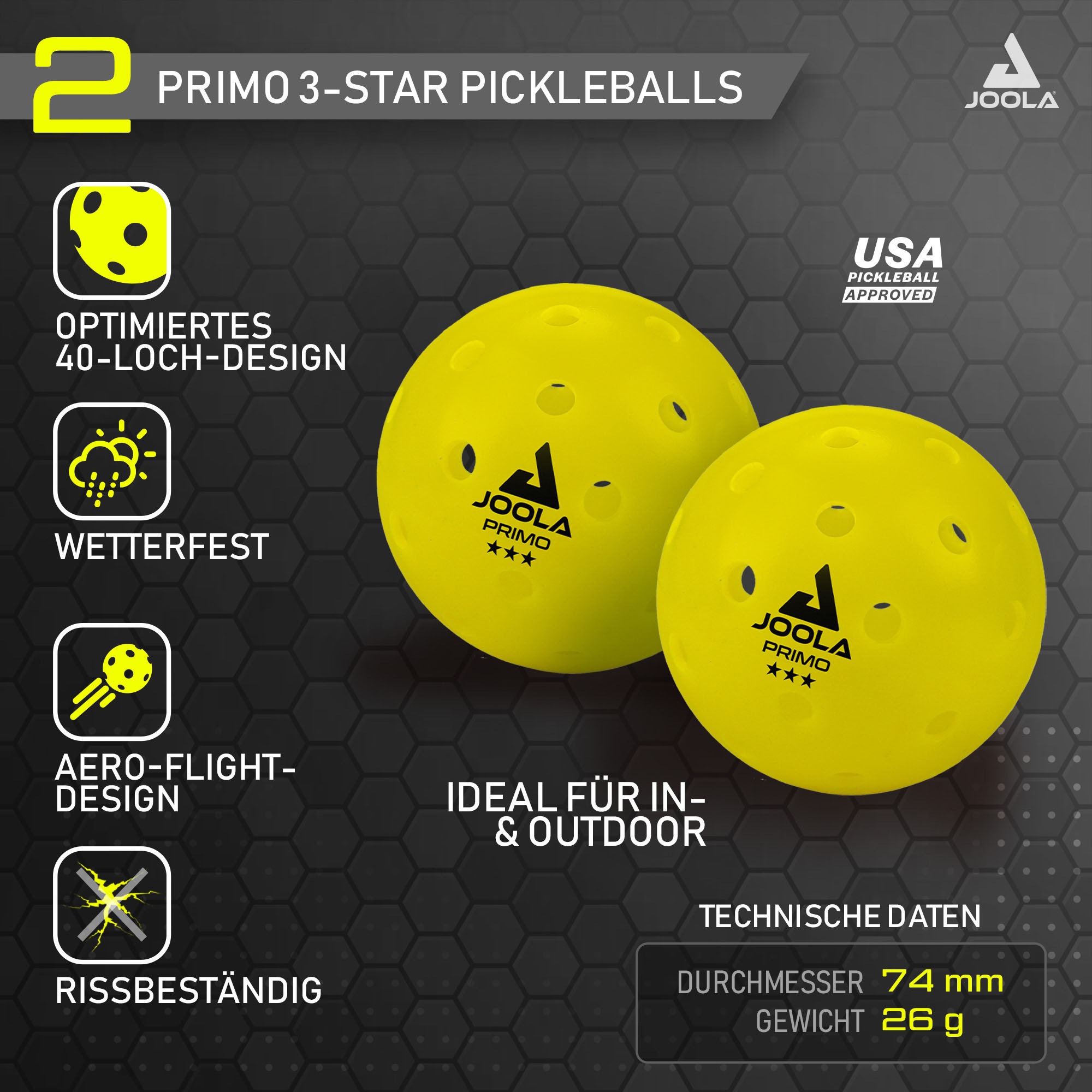Joola Pickleballschläger »Essentials Sets«