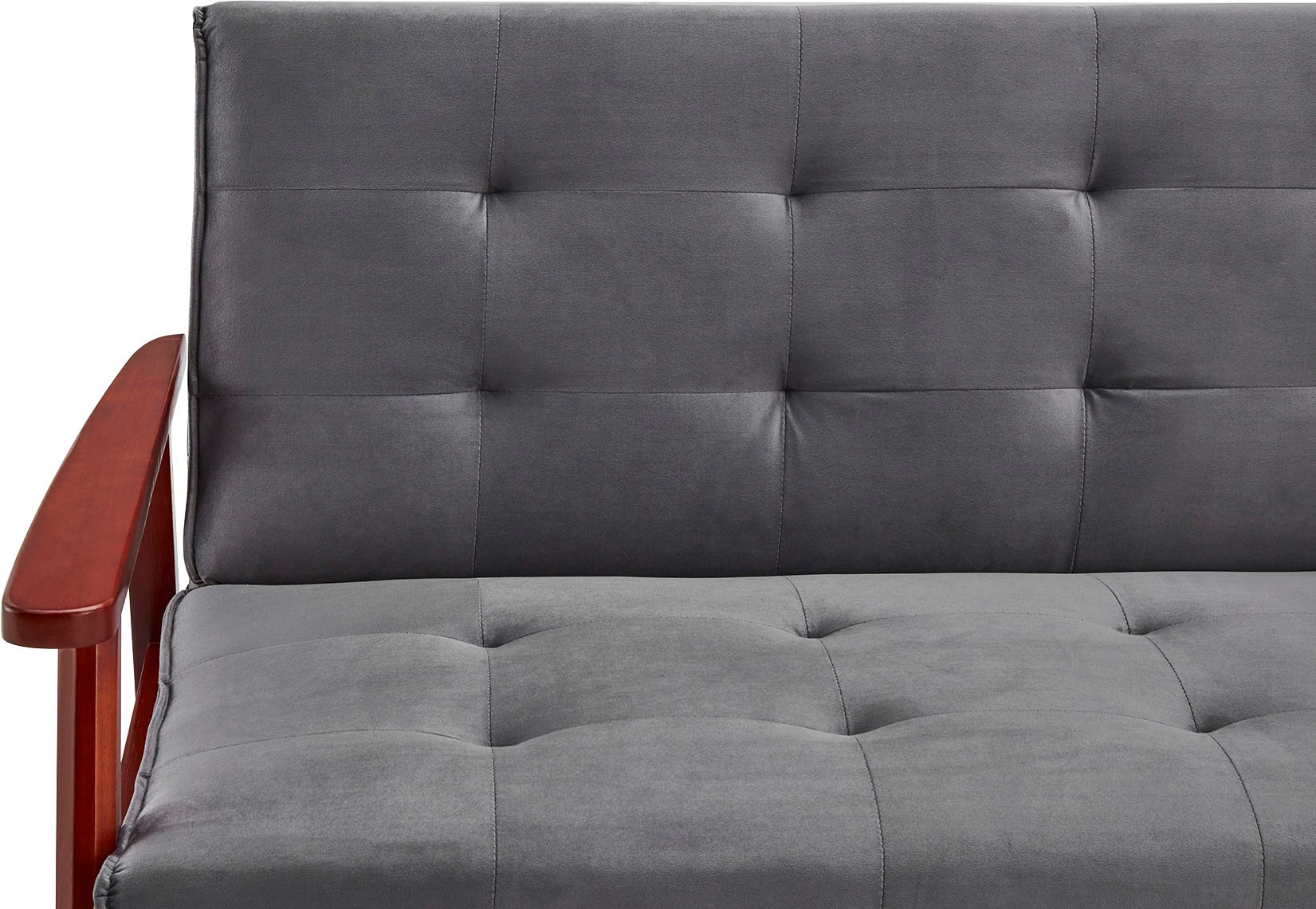 SalesFever Schlafsofa »Skagen, Sofa, 3-Sitzer«, mit Holzgestell, 60° Relax- und Schlaffunktion, Breite 190 cm