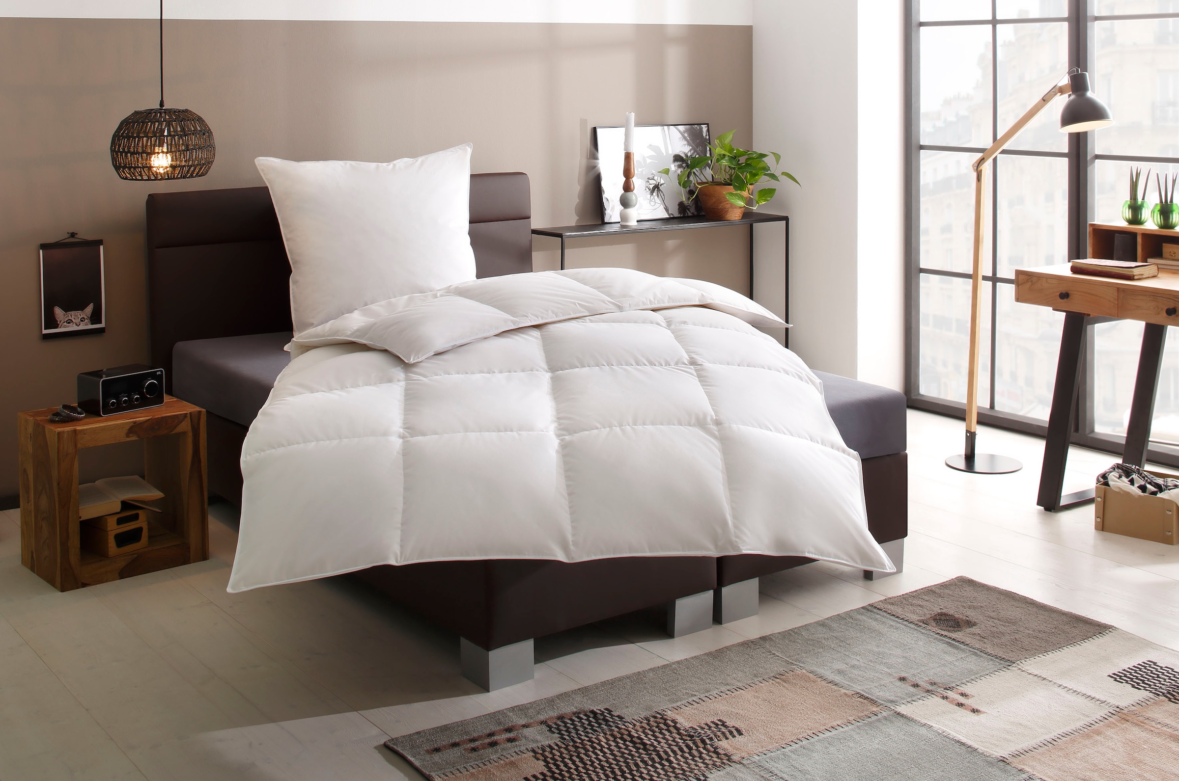 Älgdröm Daunenbettdecke "Lasse, Bettdecke 135x200 cm, 155x220 cm und weiter günstig online kaufen