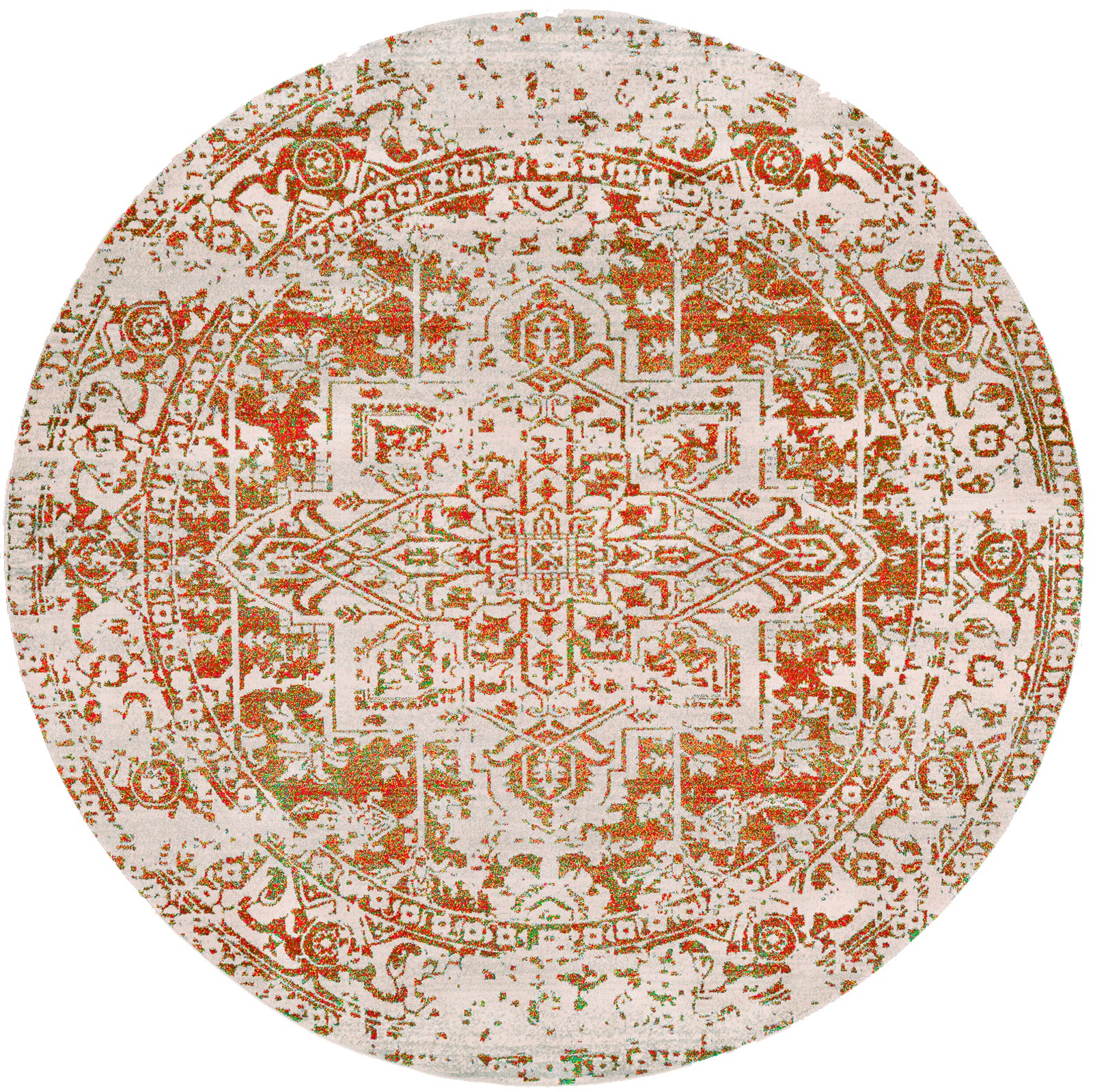 Livabliss Teppich "SYRACUSA" rund 11 mm Höhe ⌀160cm günstig online kaufen