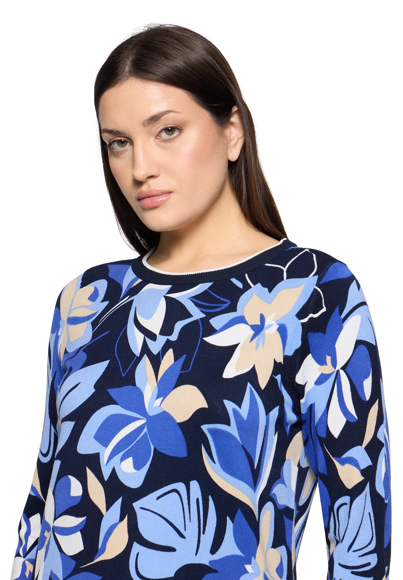 Betty Barclay Strickpullover »Damen mit Blumenprint« 1 Stk.