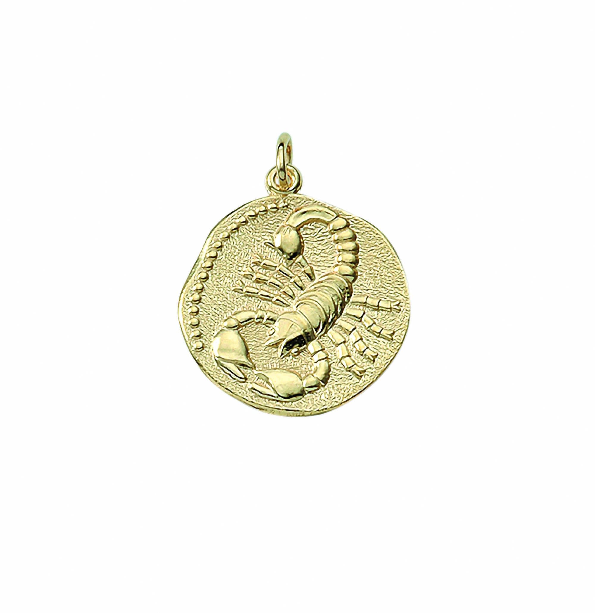 Adelia´s Kette mit Anhänger »333 Gold Sternzeichen Anhänger Skorpion Ø 18,2  mm«, Schmuckset - Set mit Halskette | BAUR