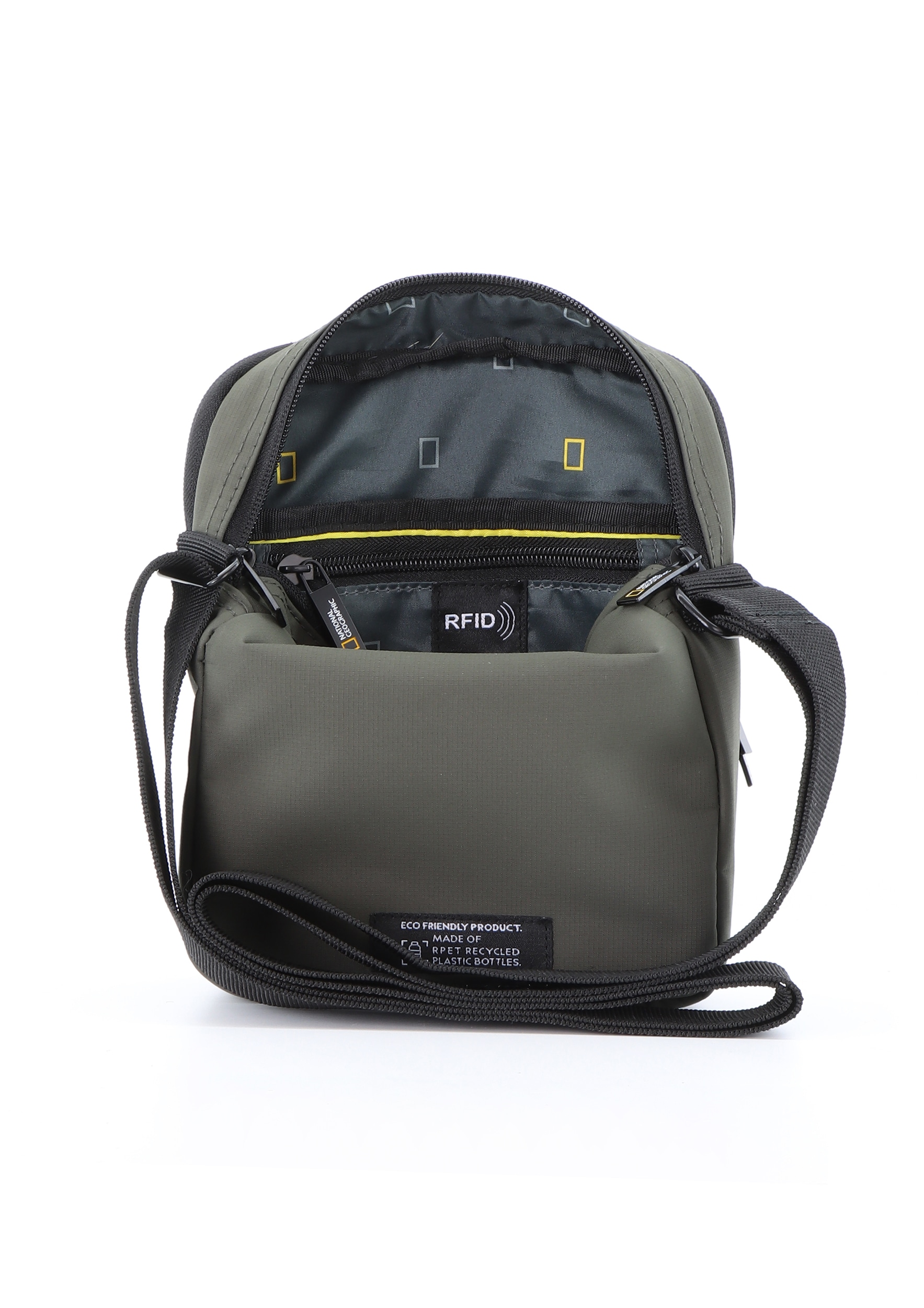 NATIONAL GEOGRAPHIC Schultertasche »Mutation«, aus recycelten PET-Flaschen