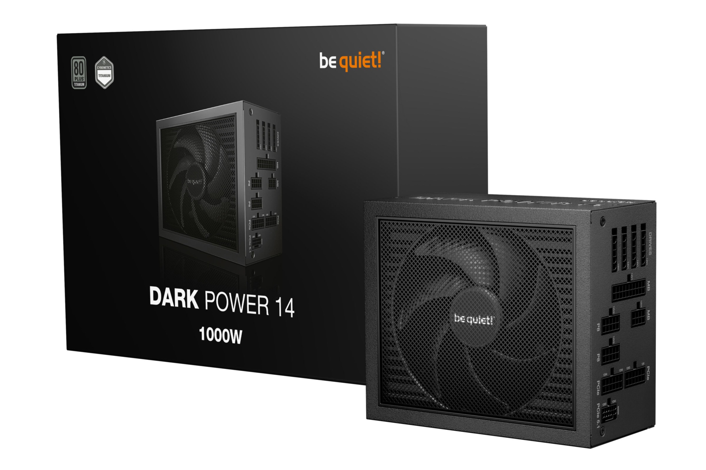 "BE QUIET Netzteil ""Dark Power 14 1000 W - 80 Plus Titanium"", schwarz, B:23,3cm H:12,7cm T:36cm, Netzteile"