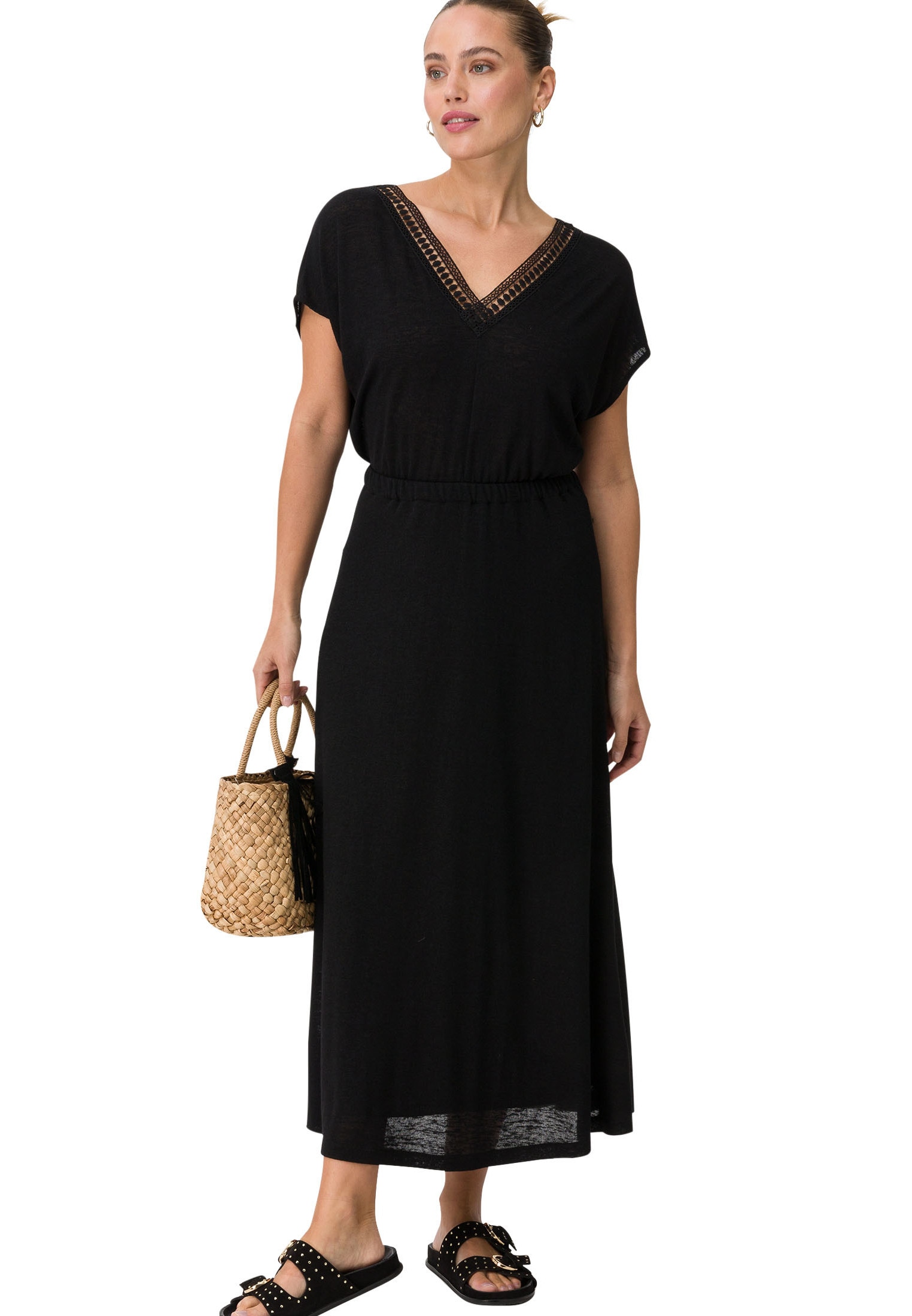 Zero Maxikleid »zero Maxikleid mit Rückenausschnitt«, weiteres Detail