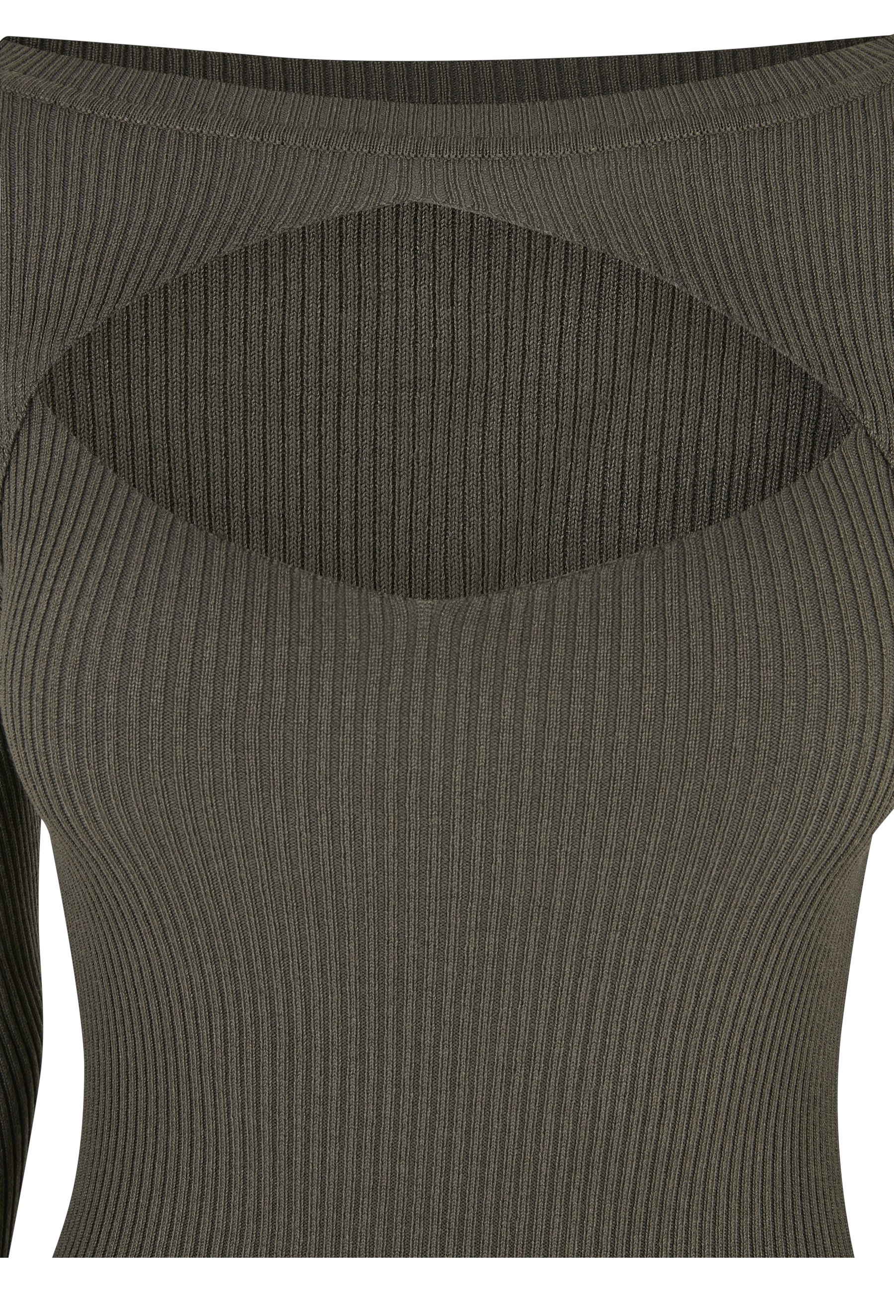 Thumbnail - URBAN CLASSICS Shirtkleid "Urban Classics Damen Ladies Cut Out Dress" 1 Stk. tlg.