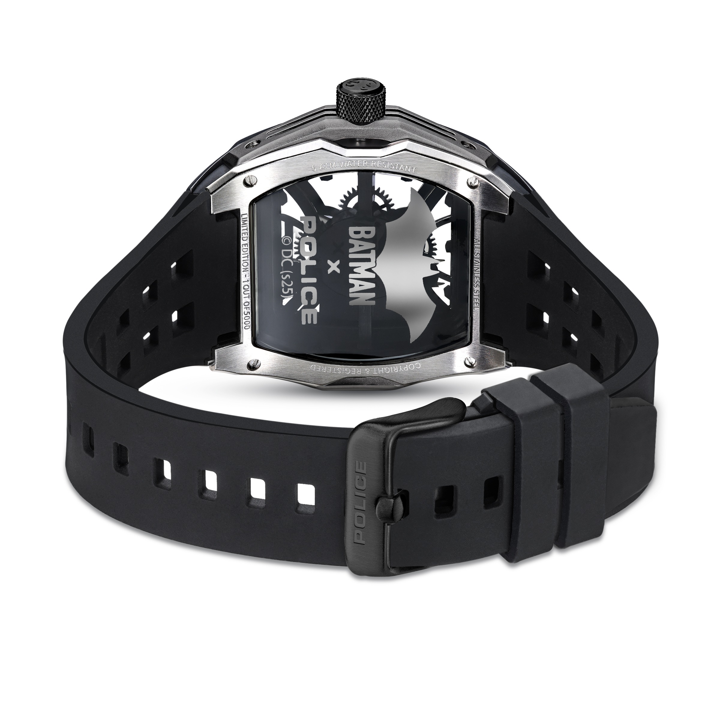 Police Quarzuhr »Gotham« Armbanduhr, Herrenuhr, Silikonarmband, analog