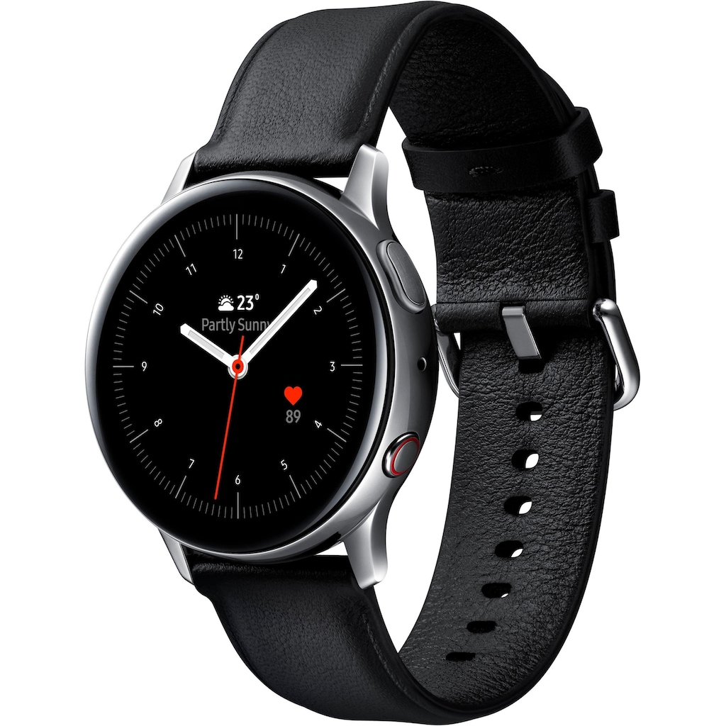 Samsung Smartwatch »Galaxy Watch Active2 Edelstahl, 40 mm, LTE & Bluetooth (SM-R835)«