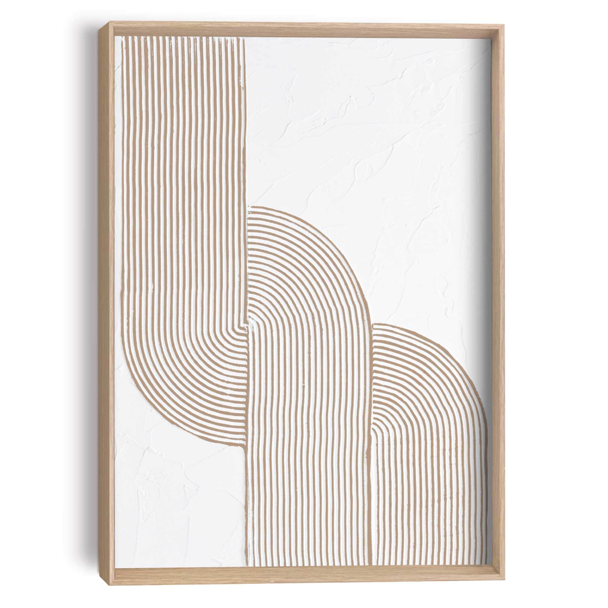 Reinders Wandbild "Schleife", Wohnzimmer - Beige - MDF - Abstrakt - 30x40 c günstig online kaufen