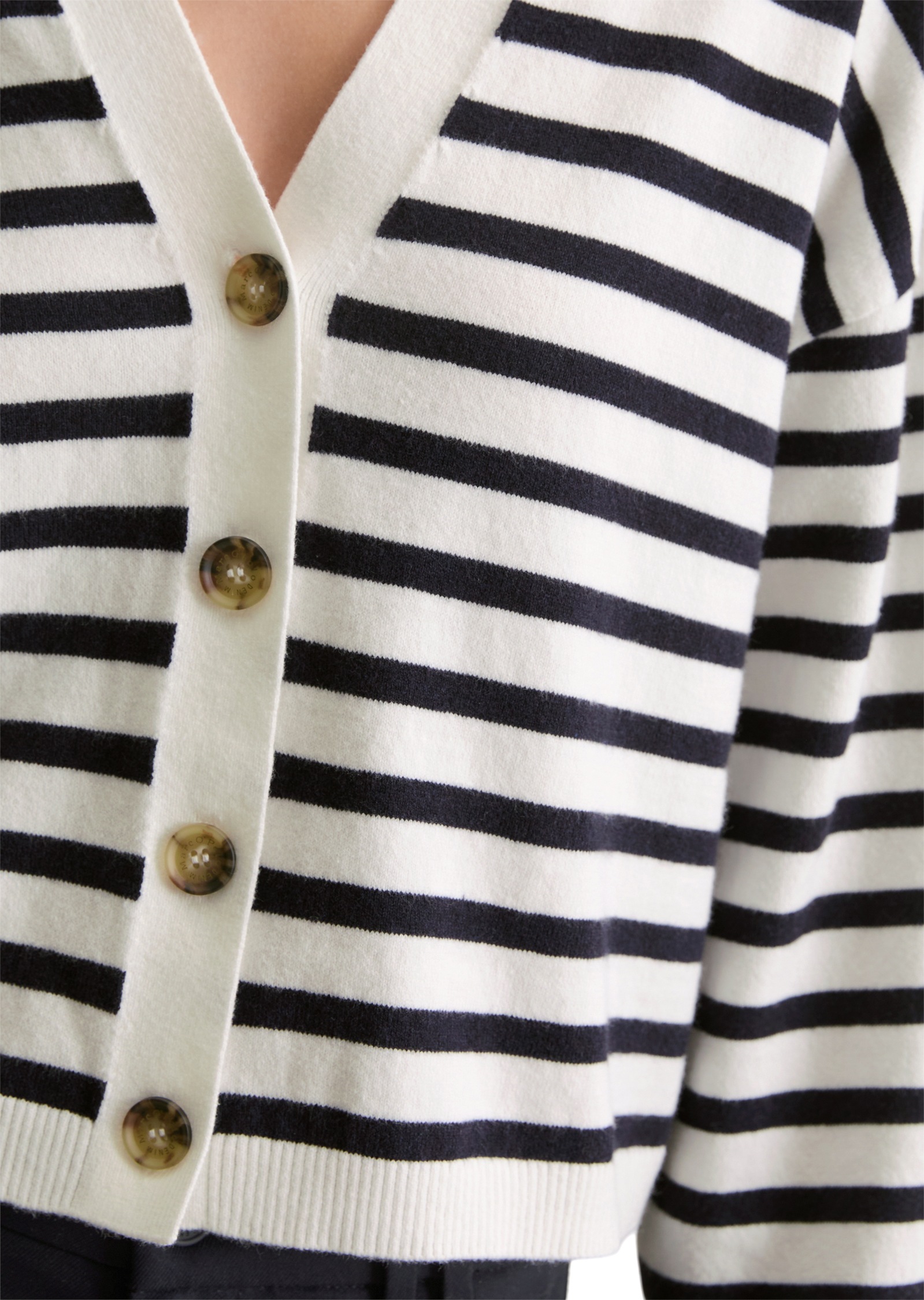 Thumbnail - Marc OPolo DENIM Cardigan "relaxed fit aus Soft Cotton Stretch"