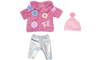 Baby Born Puppenkleidung »Glitzer Mantel, 43cm«, bestehend aus Jacke, Leggings und Mütze kaufen