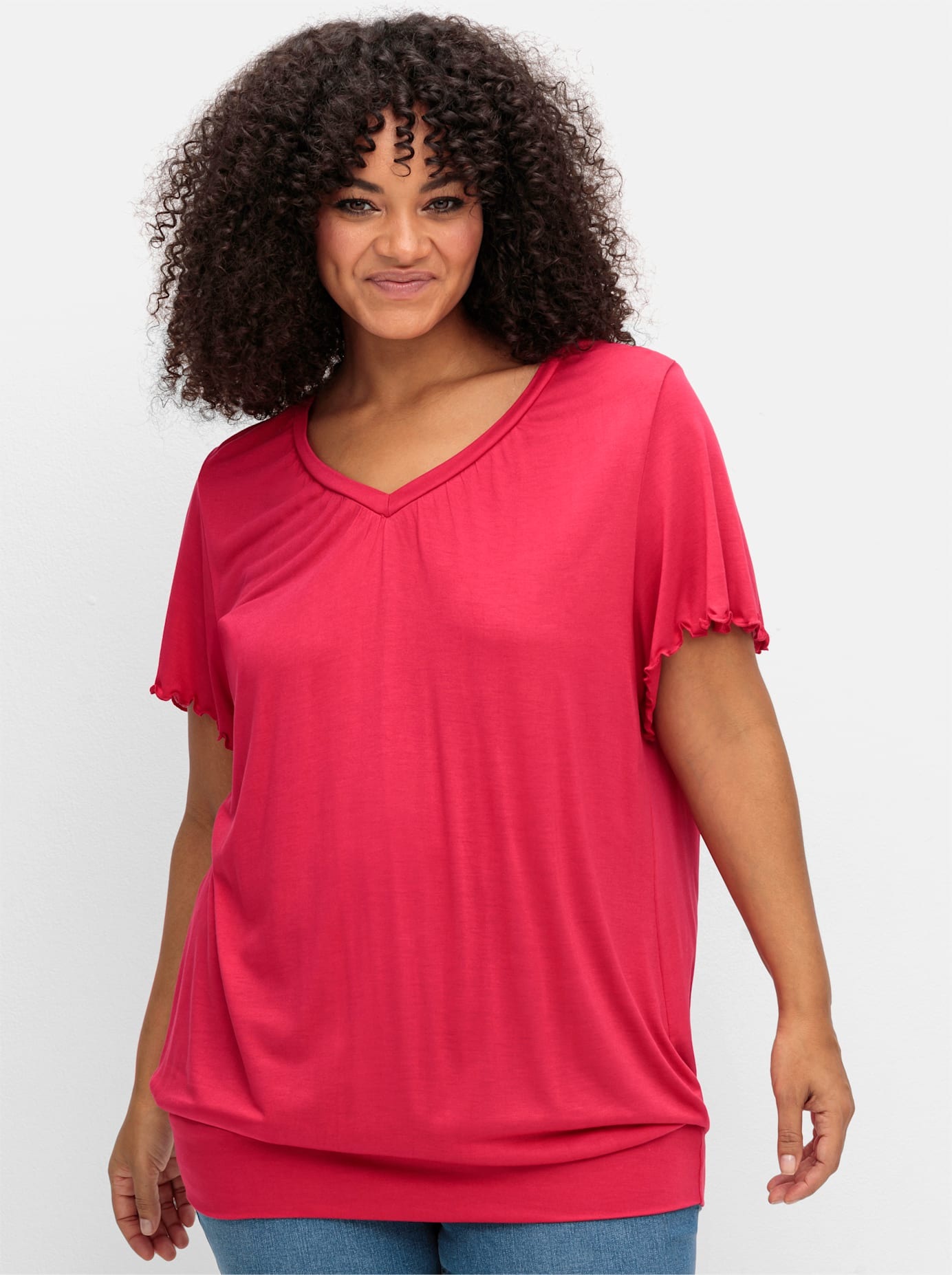 Sheego T-Shirt "T-Shirt", (1 tlg.) günstig online kaufen