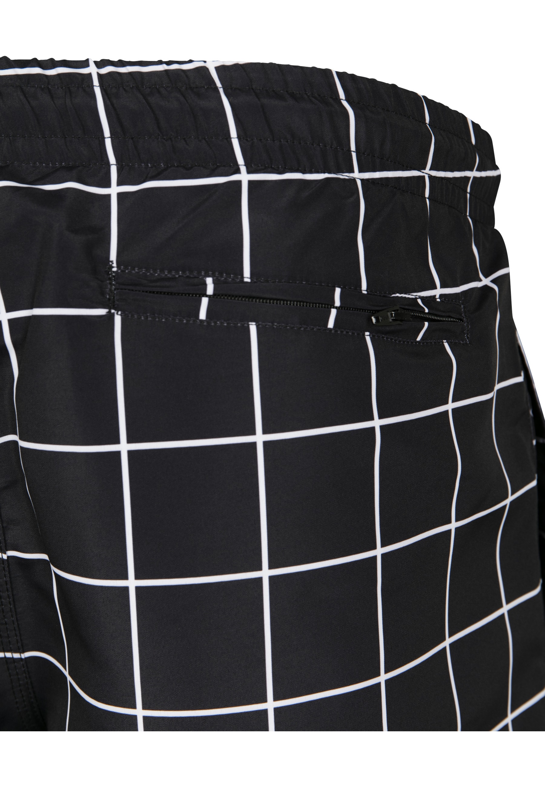 URBAN CLASSICS Badeshorts »Urban Classics Herren Check Swim Shorts«