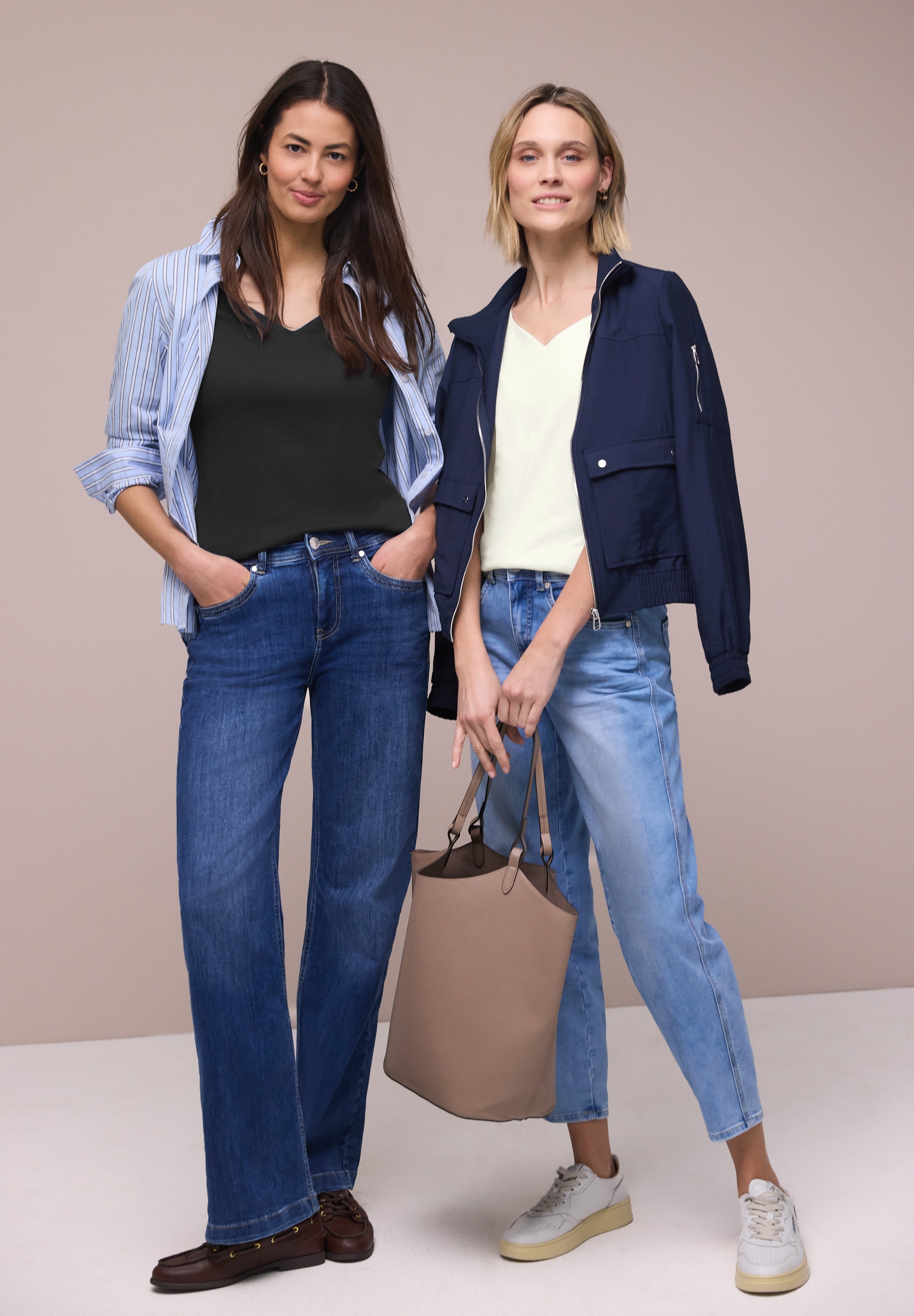 STREET ONE T-Shirt im soften Baumwoll-Mix