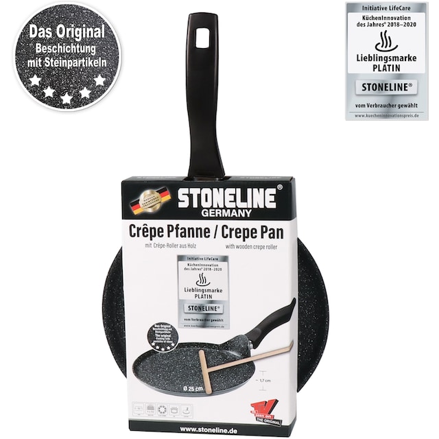 STONELINE Crêpepfanne, Aluminiumguss, Ø 25 cm, Induktion, mit Teigverteiler  bestellen | BAUR