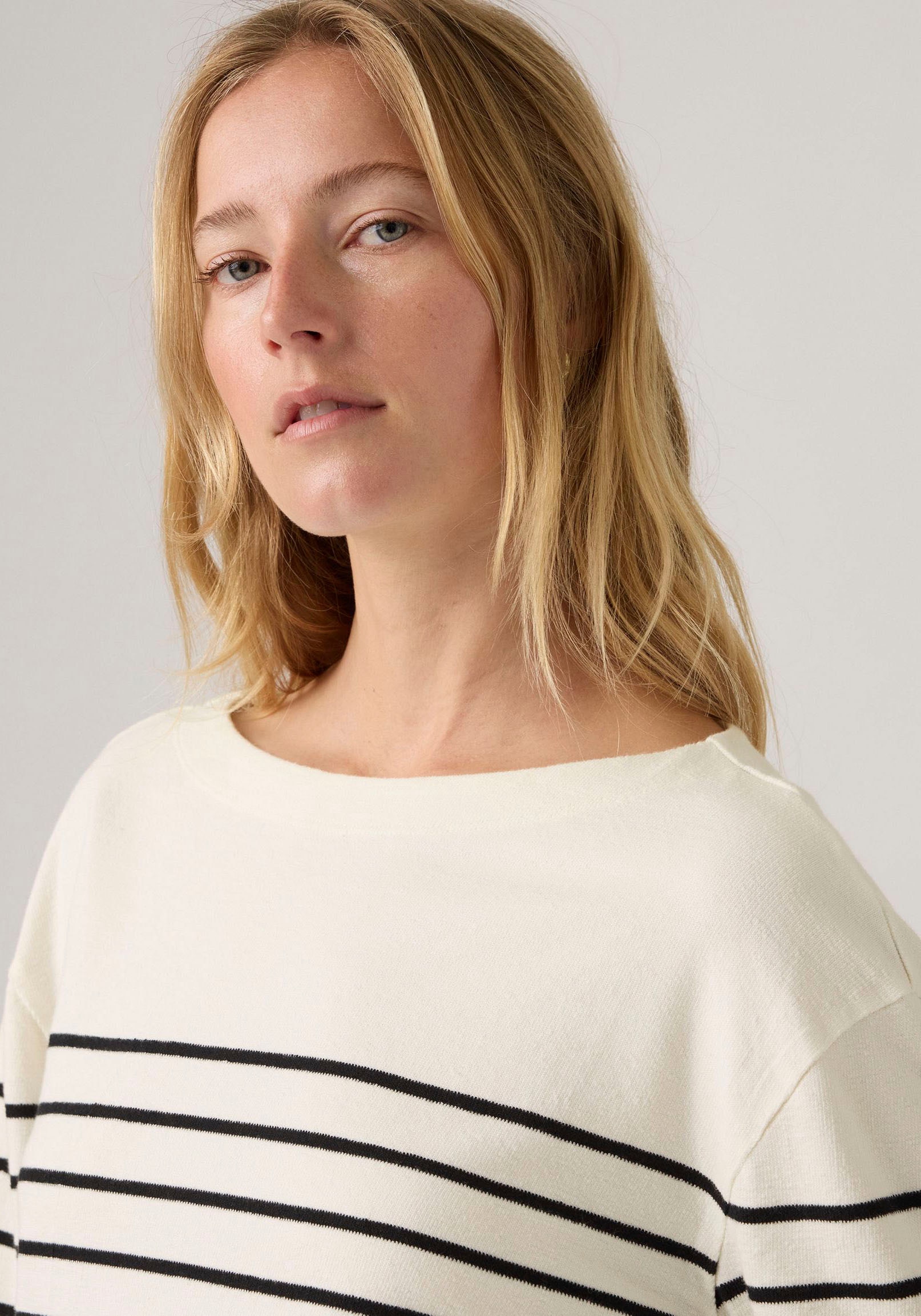 Levi's® Langarmshirt »MARIN STRIPE TOP«, Saum mit kurzen Seitenschlitzen