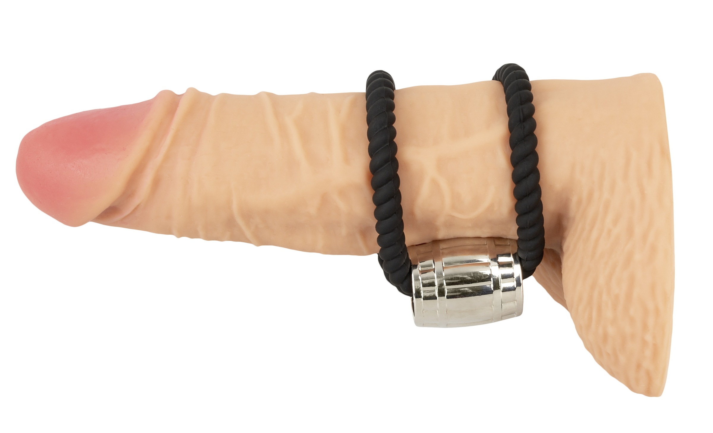 REBEL Penisring »Penisschlaufe Heavy Rope Cock Strap with two Loops«